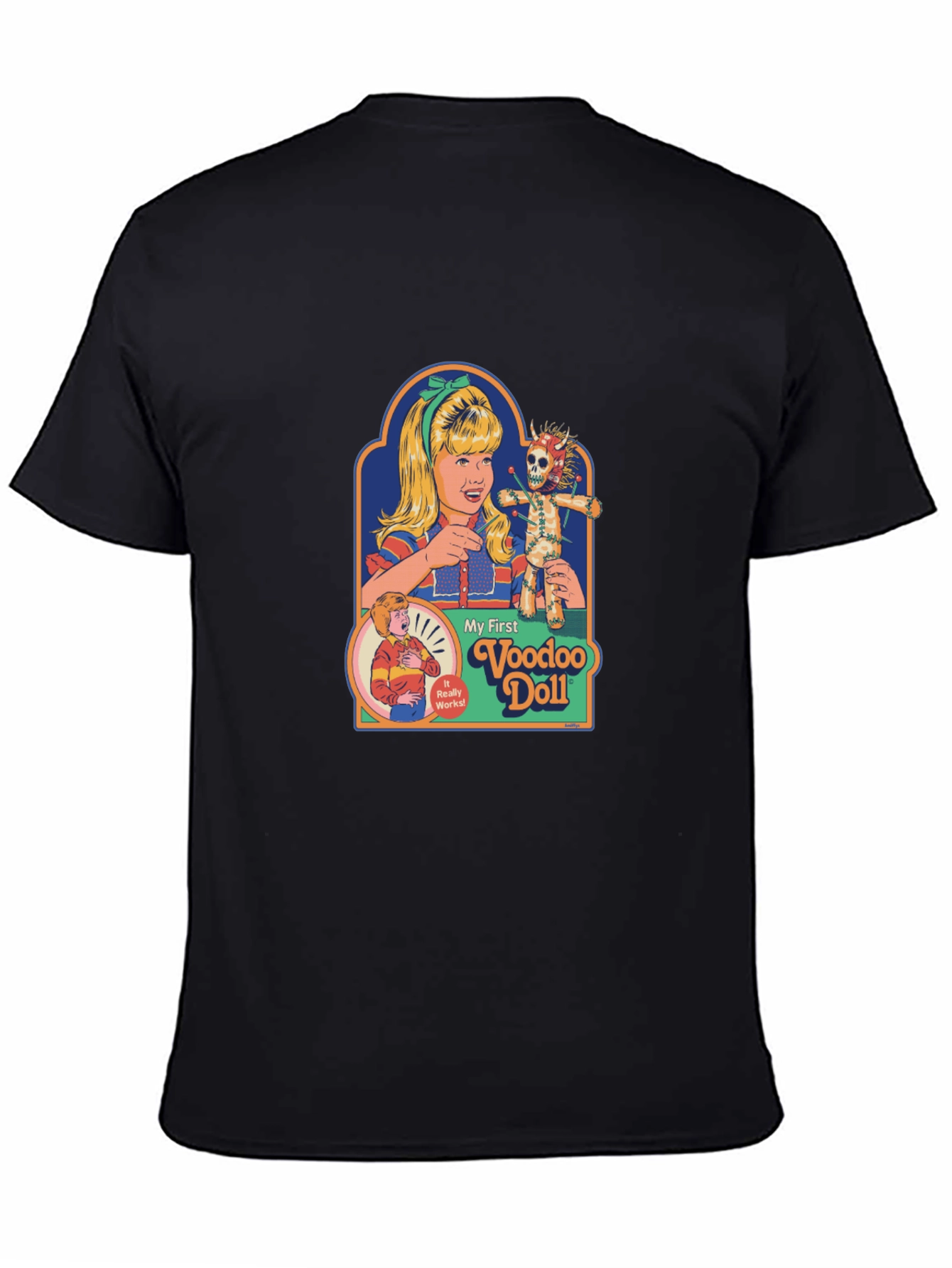 My First Voodoo Doll Graphic Tee - Black