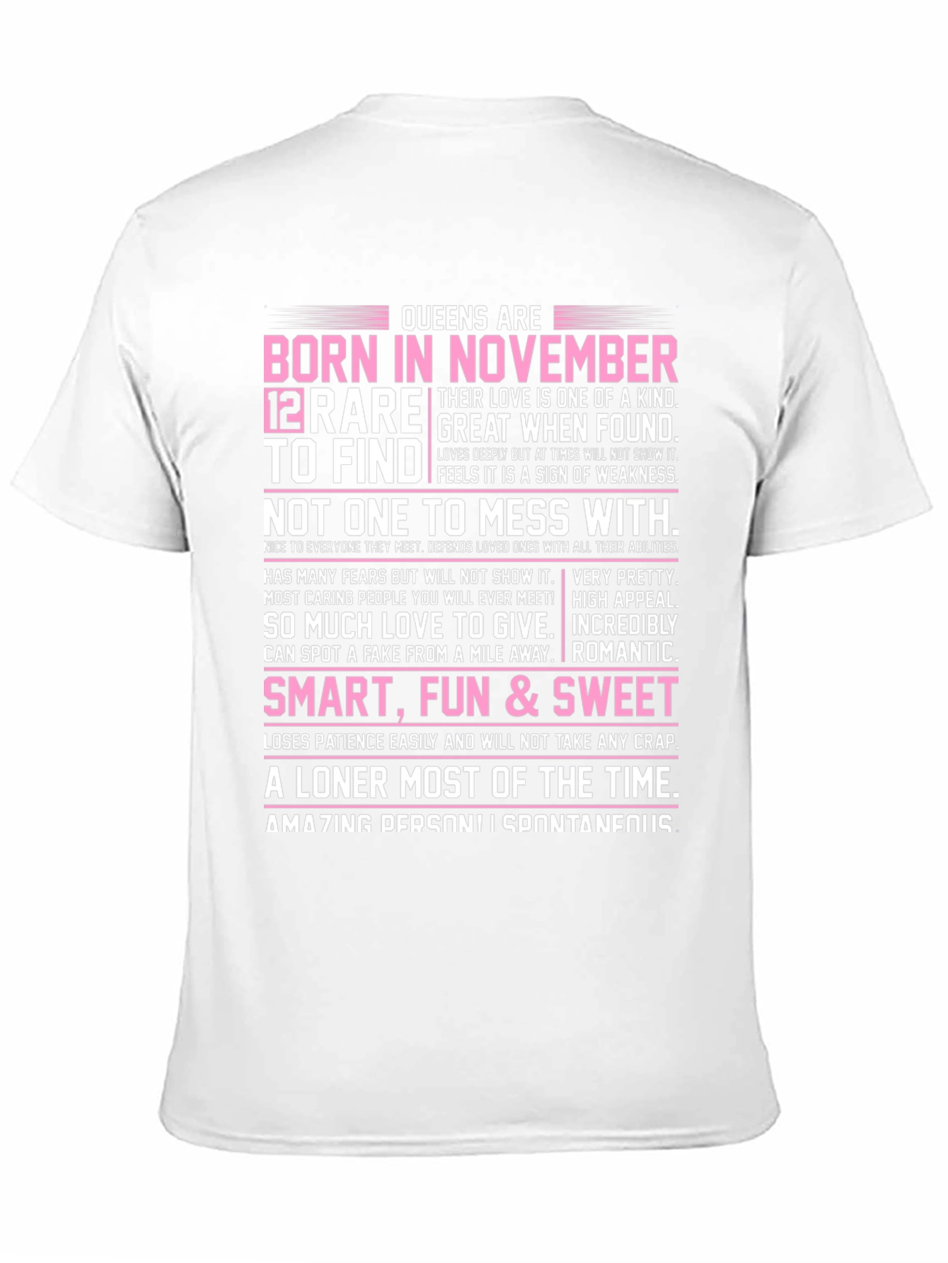 Queens Born in November Graphic T-Shirt