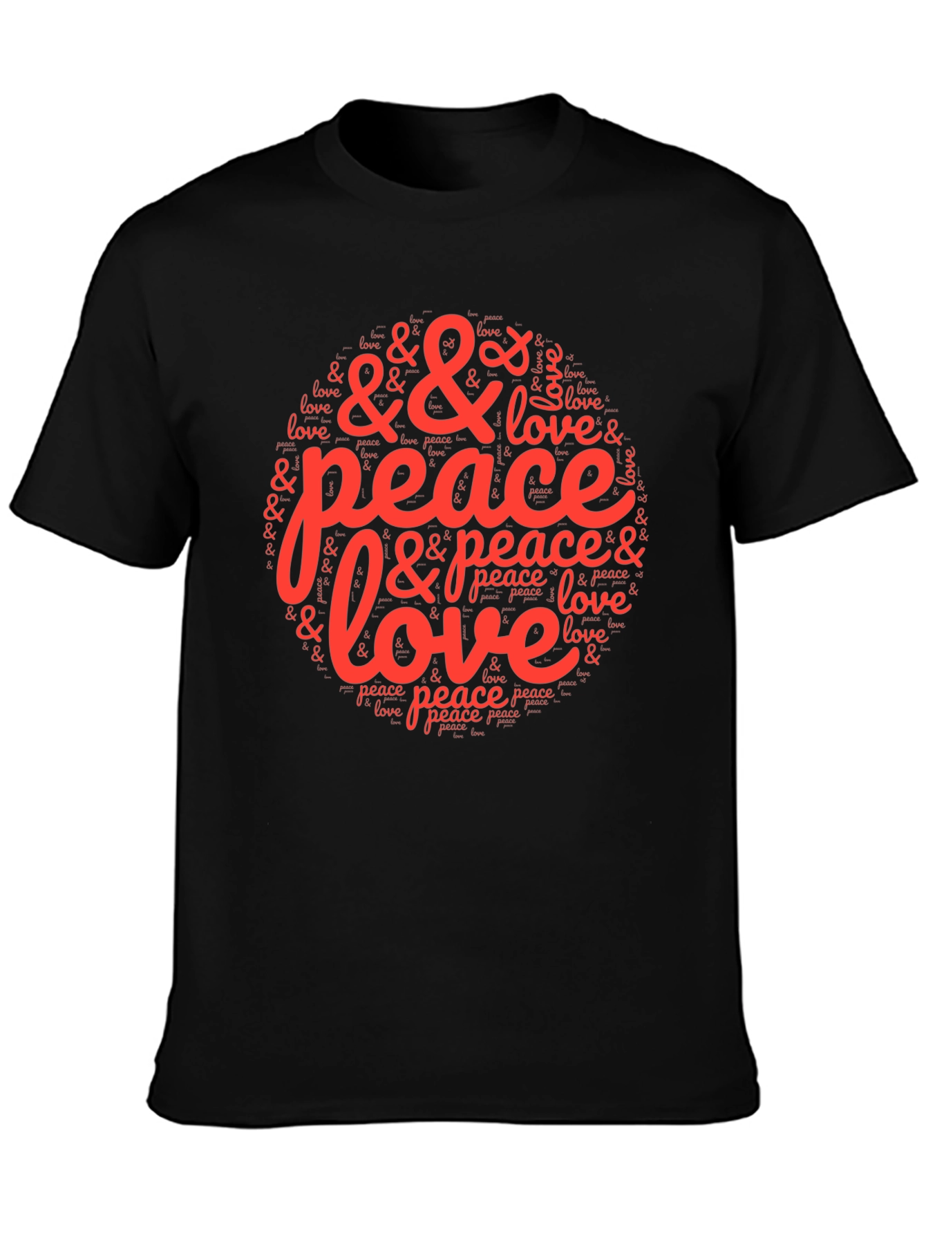 Peace & Love Graphic T-Shirt - Stylish Design