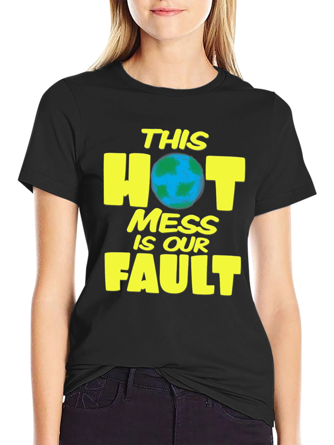 Hot Mess T-Shirt - Earth Day Climate Awareness Tee