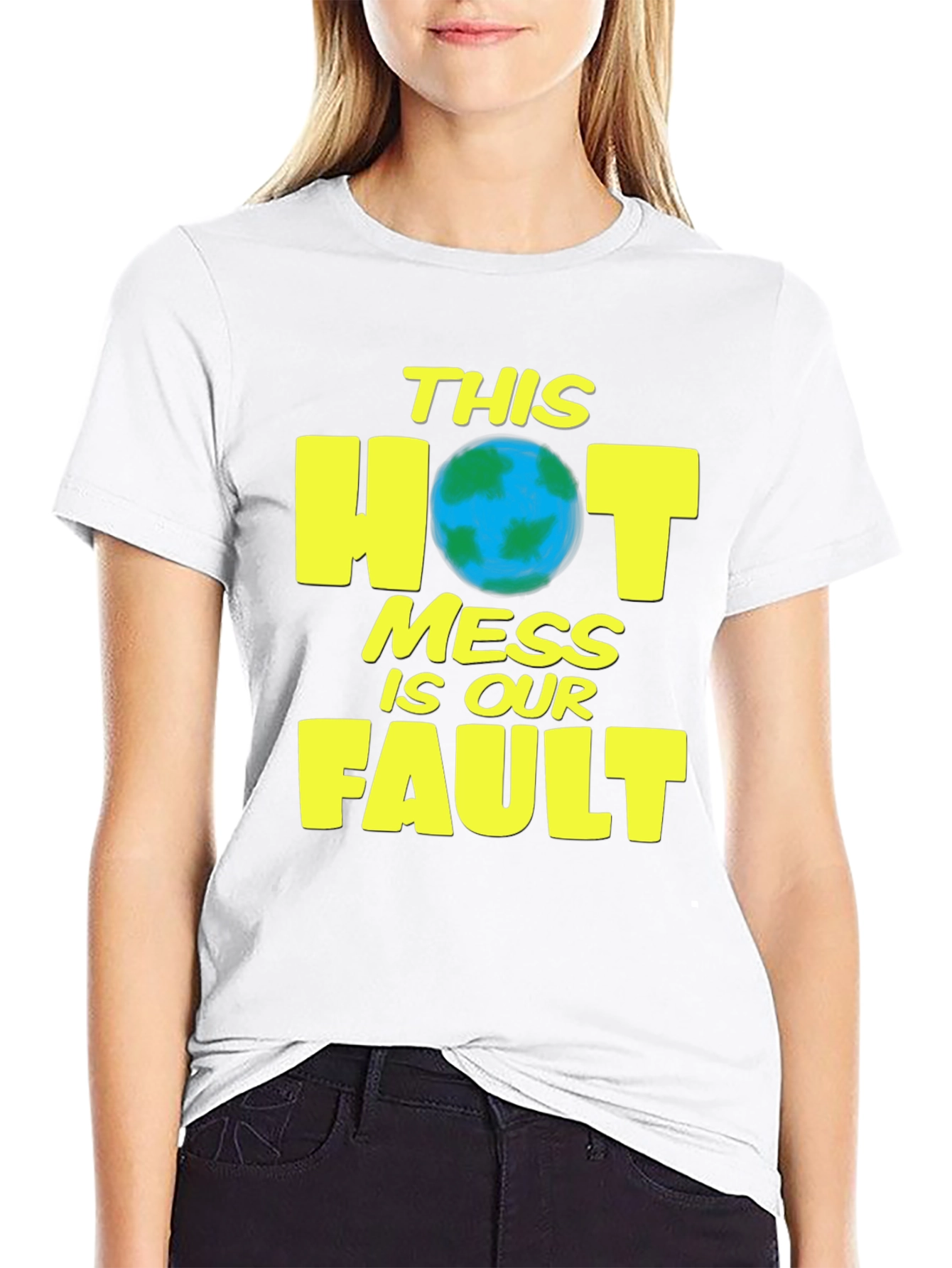 Hot Mess T-Shirt - Earth Day Climate Awareness Tee
