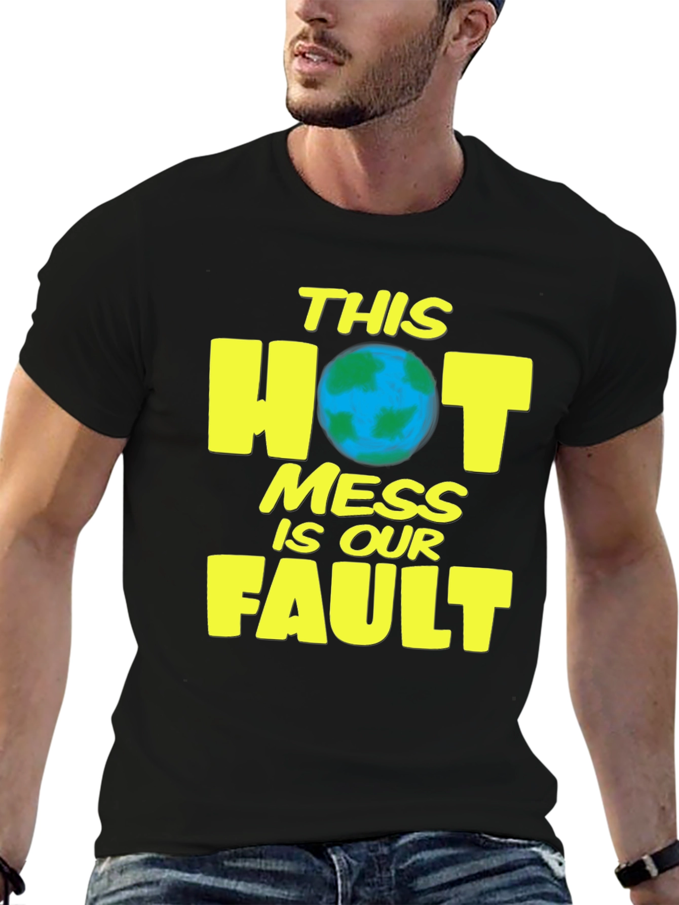 Hot Mess T-Shirt - Earth Day Climate Awareness Tee