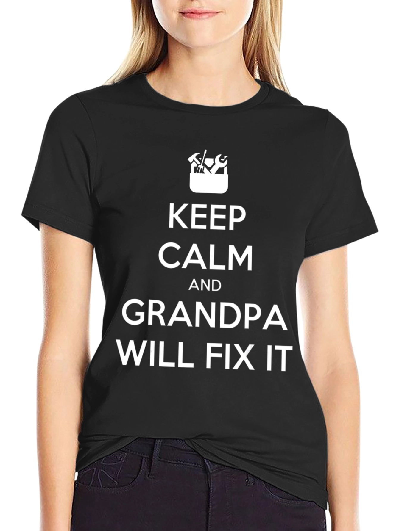 Keep Calm Grandpa Will Fix It T-Shirt
