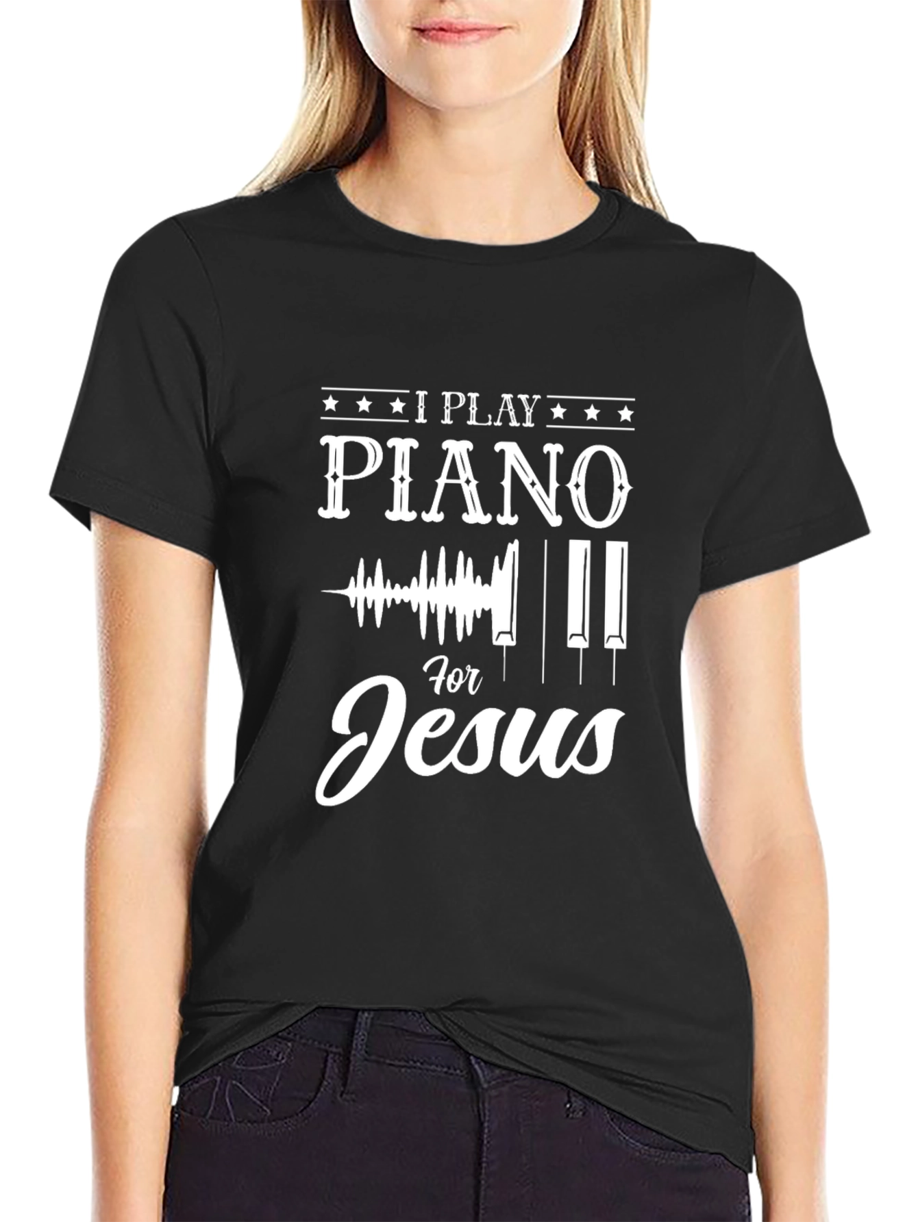 I Play Piano for Jesus T-Shirt