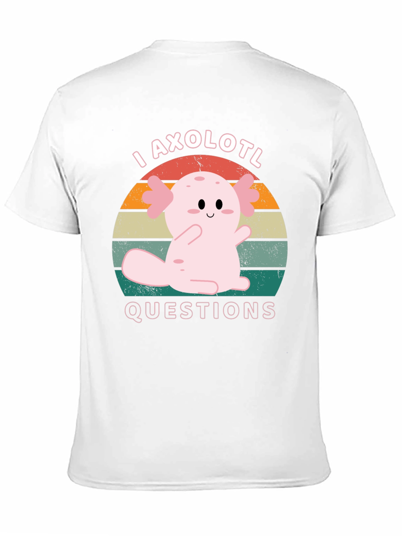 I Axolotl Questions T-Shirt Cute Salamander Tee