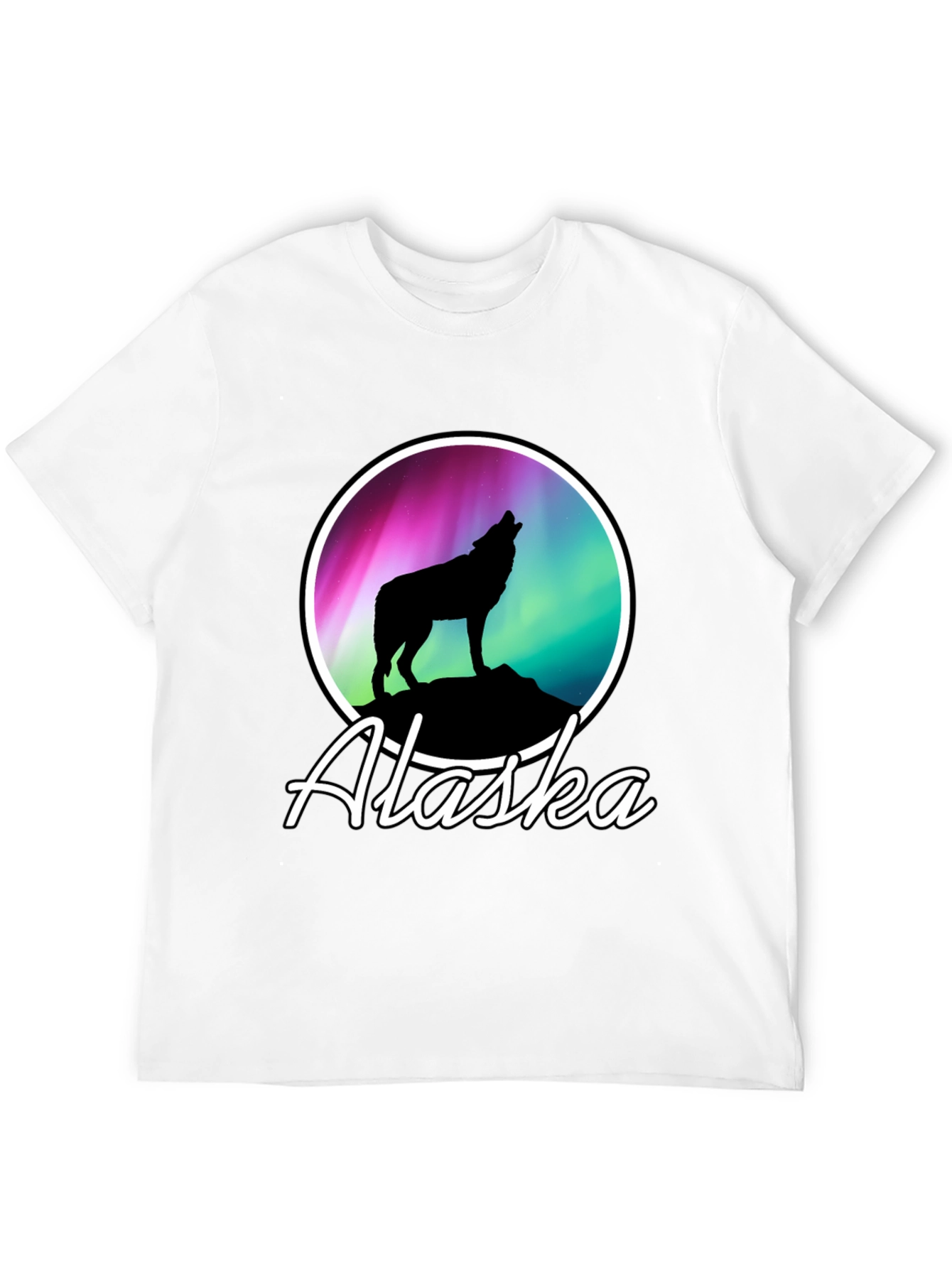 Alaska Wolf Silhouette T-Shirt