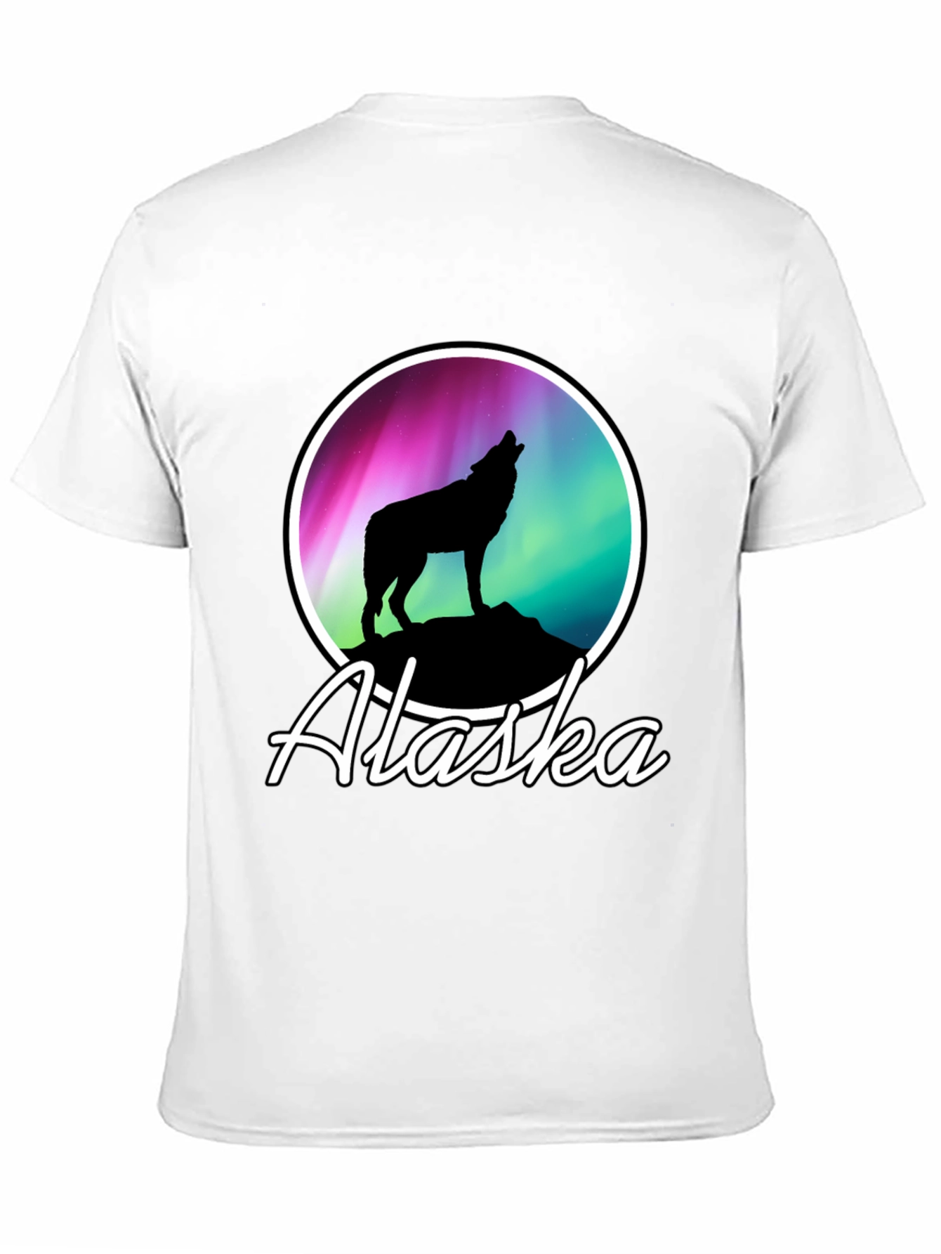 Alaska Wolf Silhouette T-Shirt