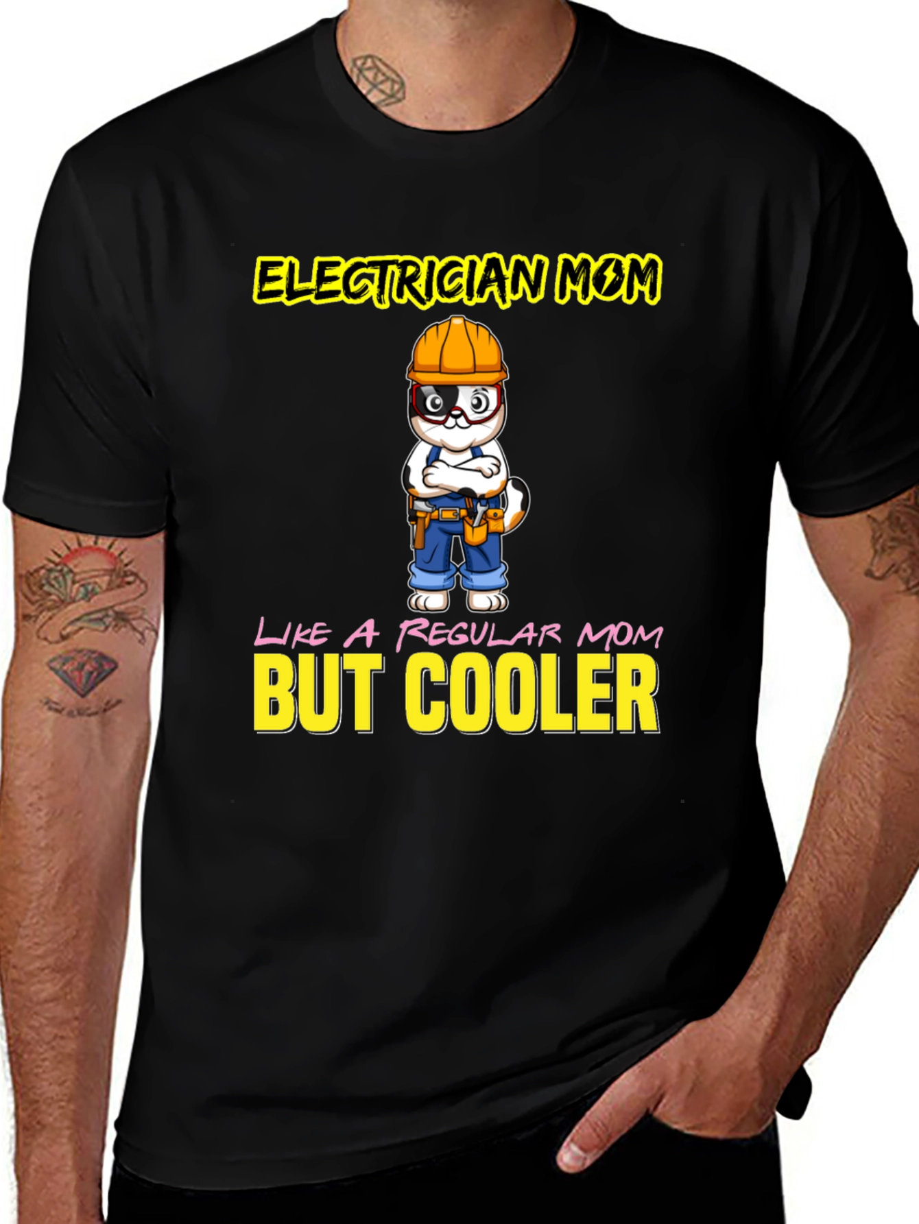 Electrician Mom T-Shirt - But Cooler Graphic Tee