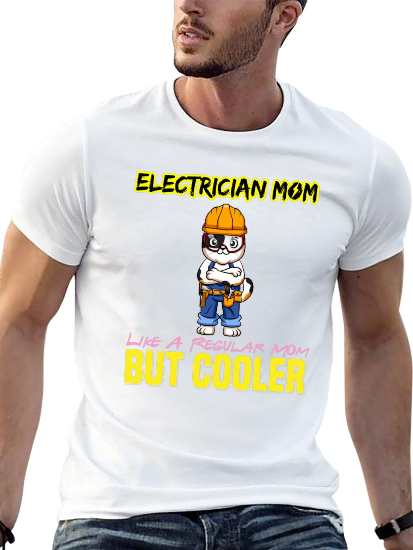 Electrician Mom T-Shirt - But Cooler Graphic Tee