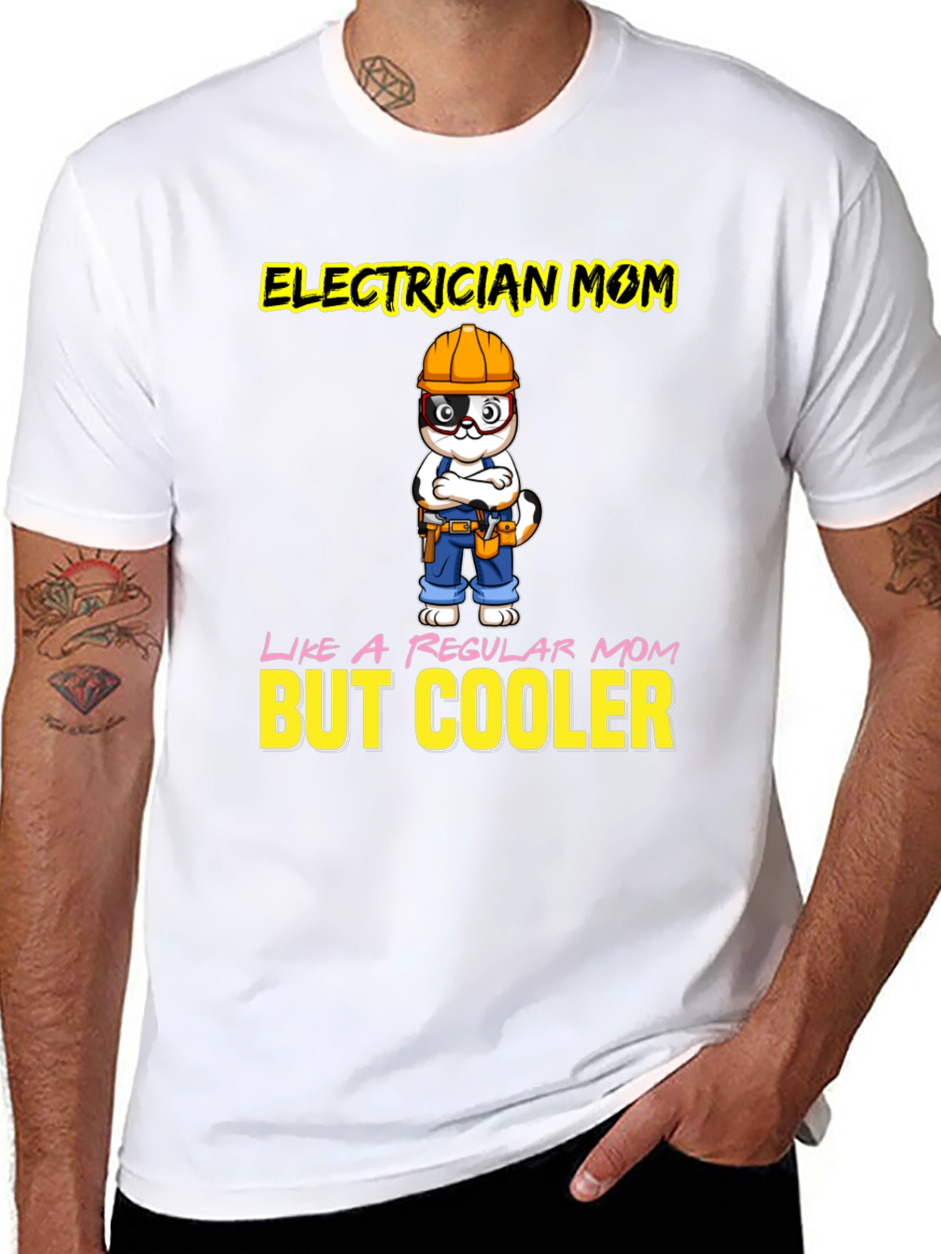 Electrician Mom T-Shirt - But Cooler Graphic Tee
