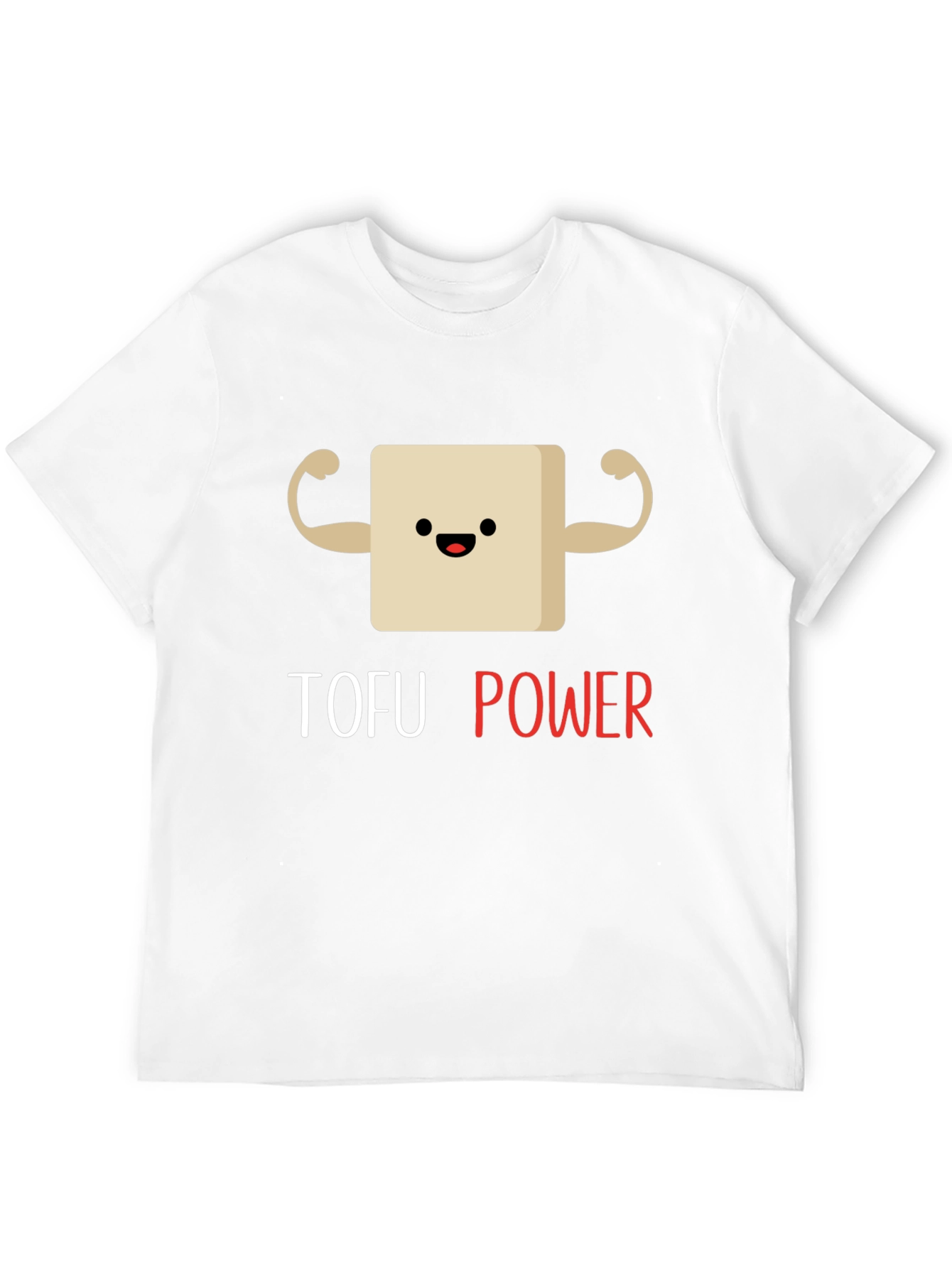 Tofu Power Black Graphic T-Shirt