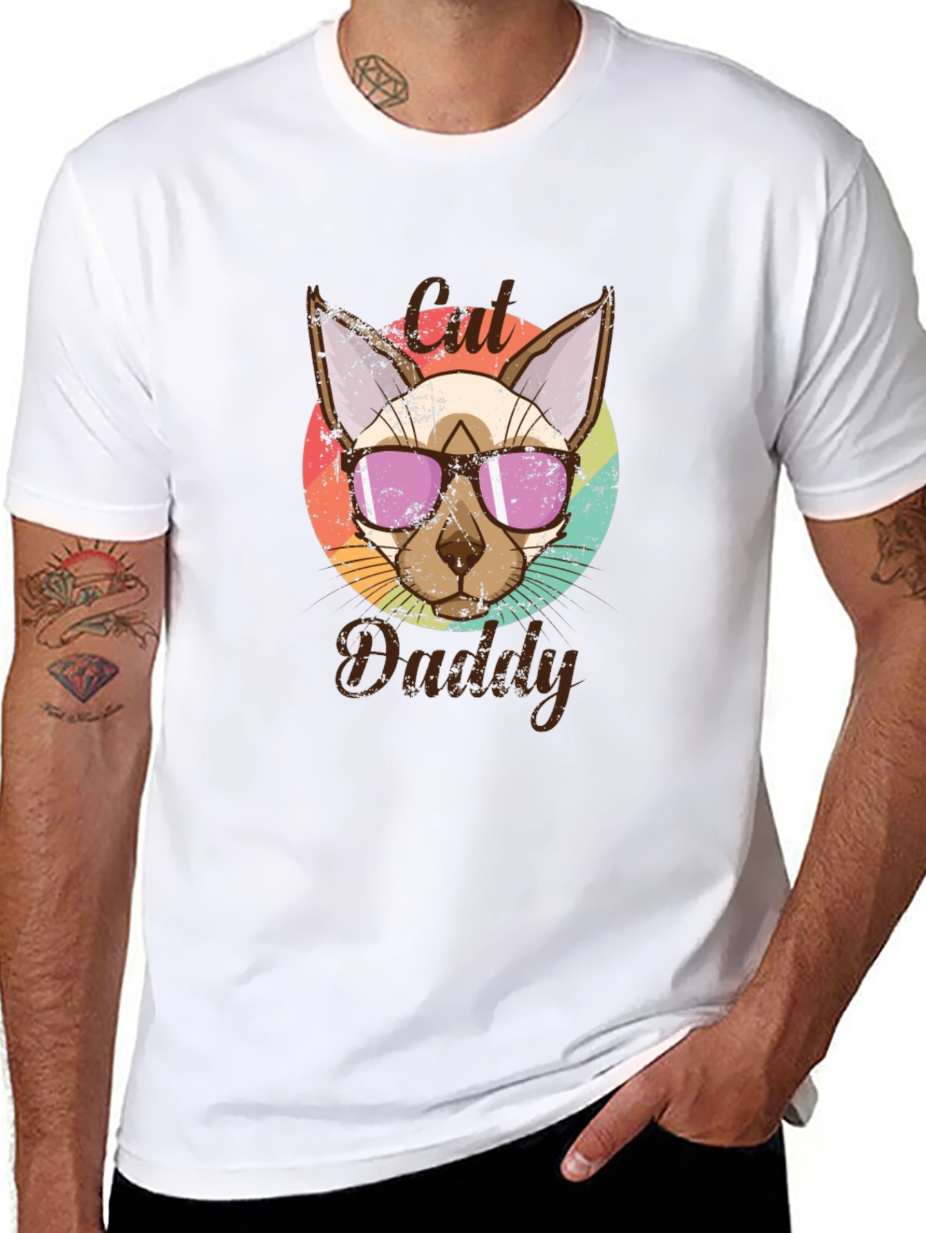 Cat Daddy T-Shirt - Cool Cat Lover Tee