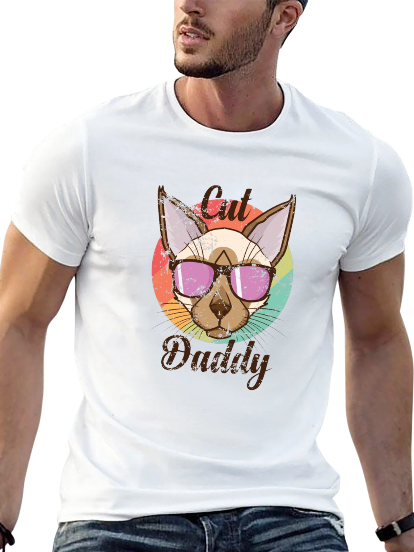 Cat Daddy T-Shirt - Cool Cat Lover Tee