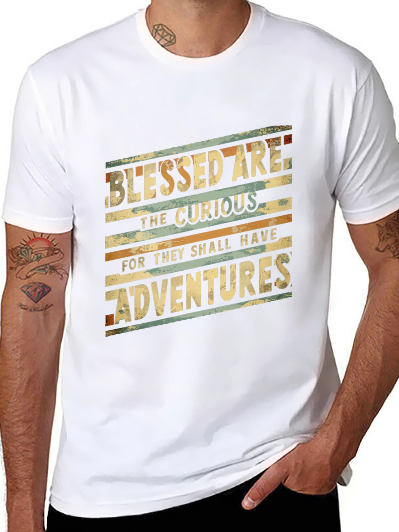 Blessed Are The Curious Graphic T-Shirt