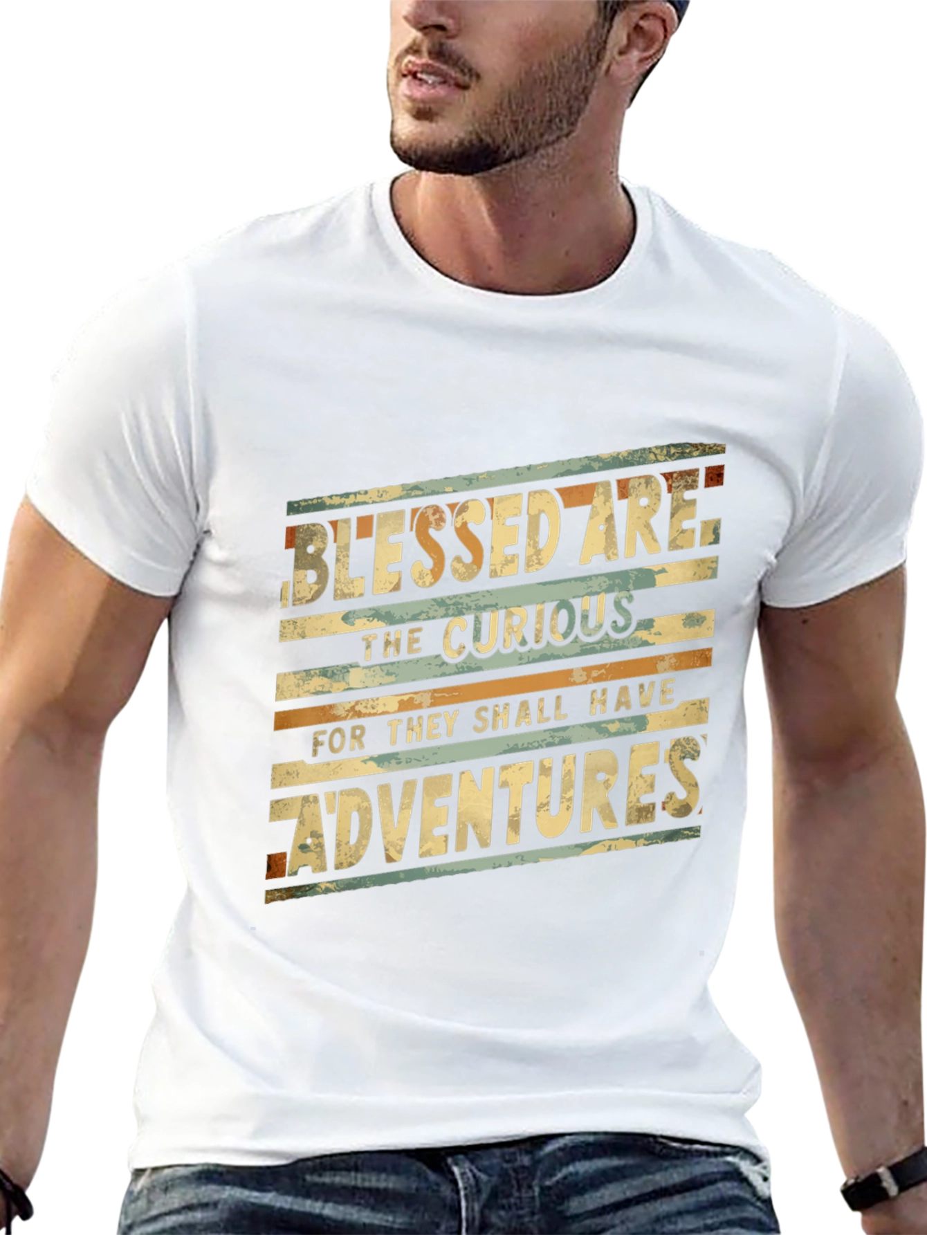 Blessed Are The Curious Graphic T-Shirt