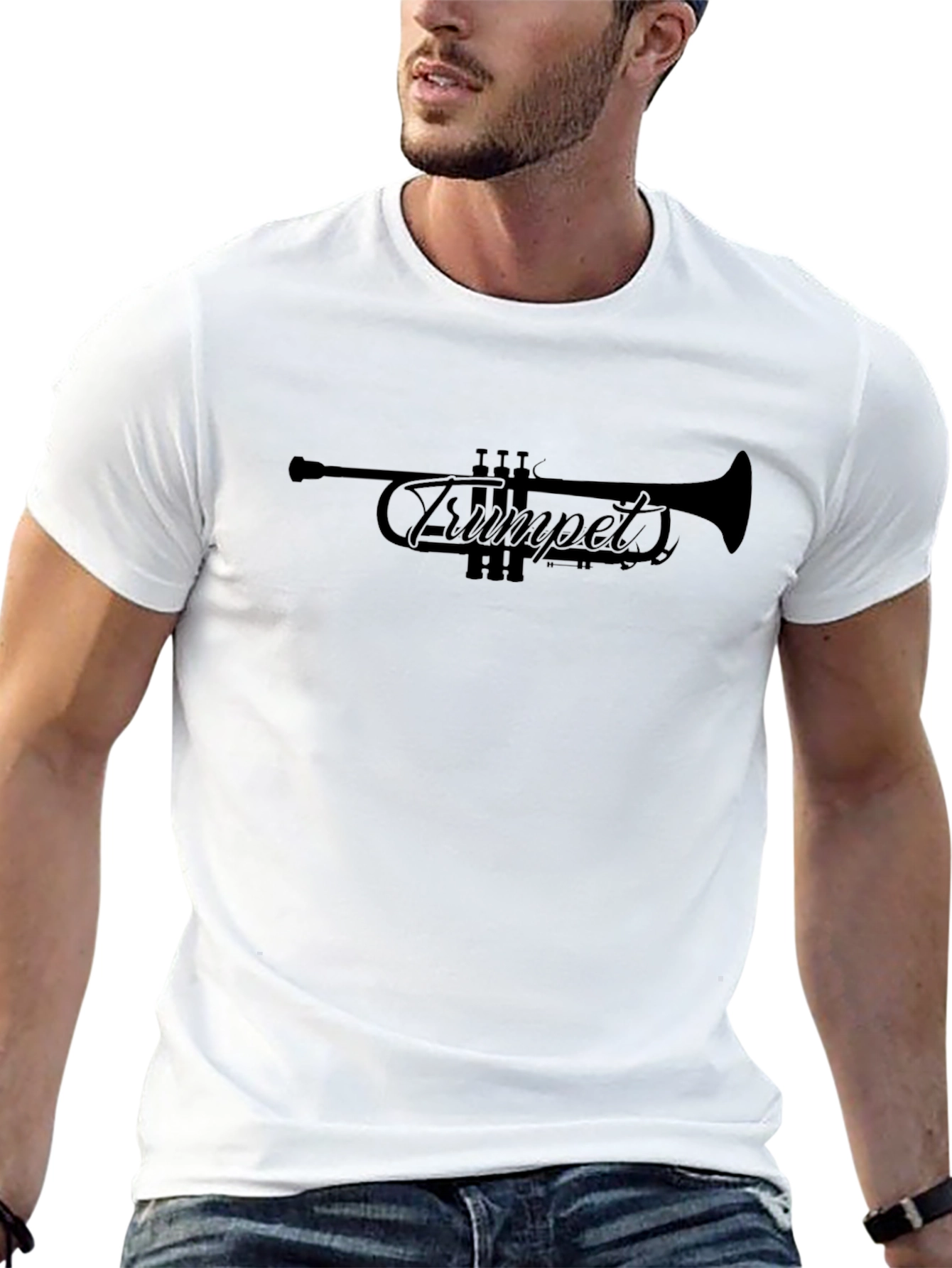 Trumpets Graphic T-Shirt Cool Musician Tee