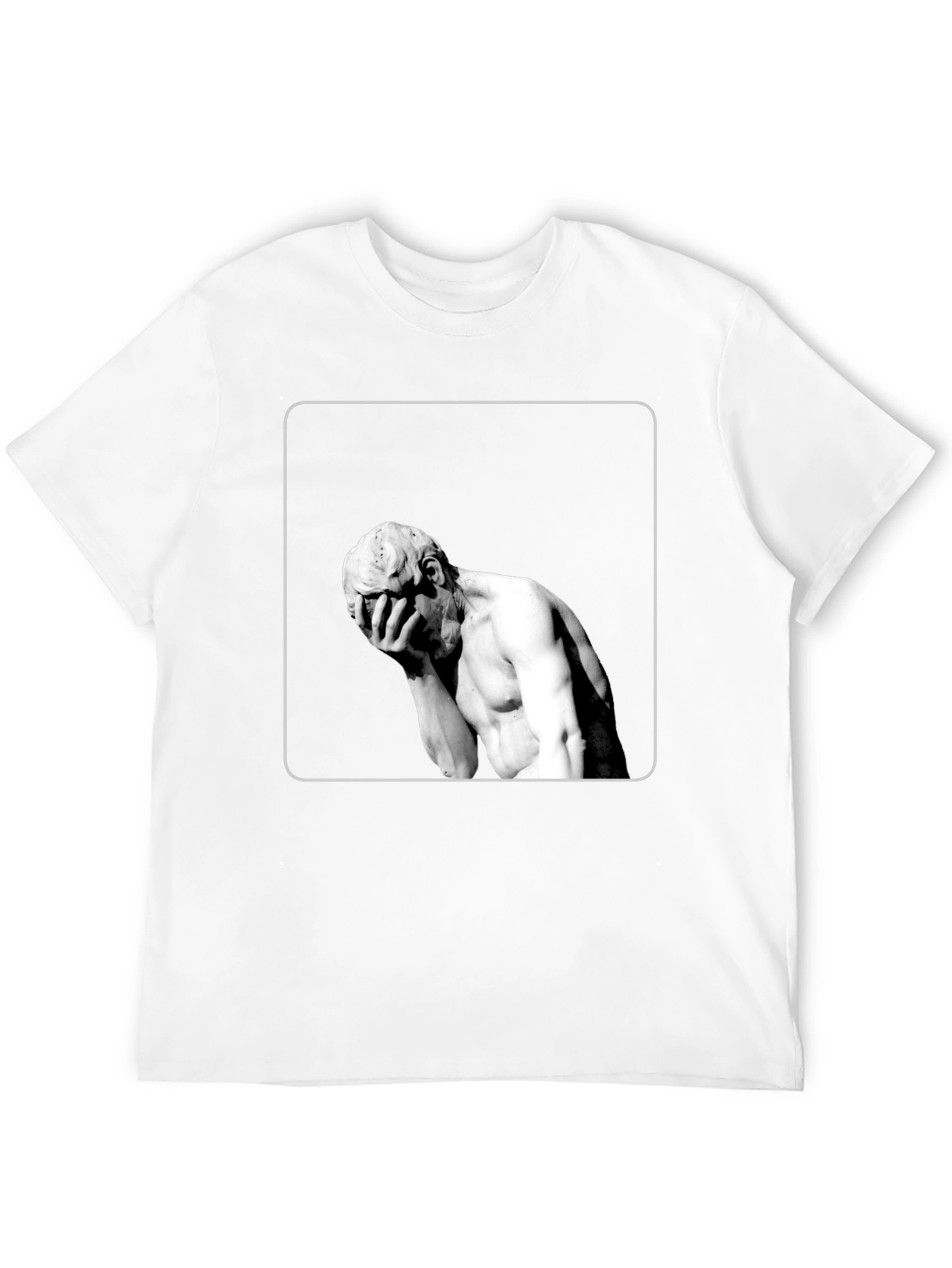 Statue Graphic Black T-Shirt