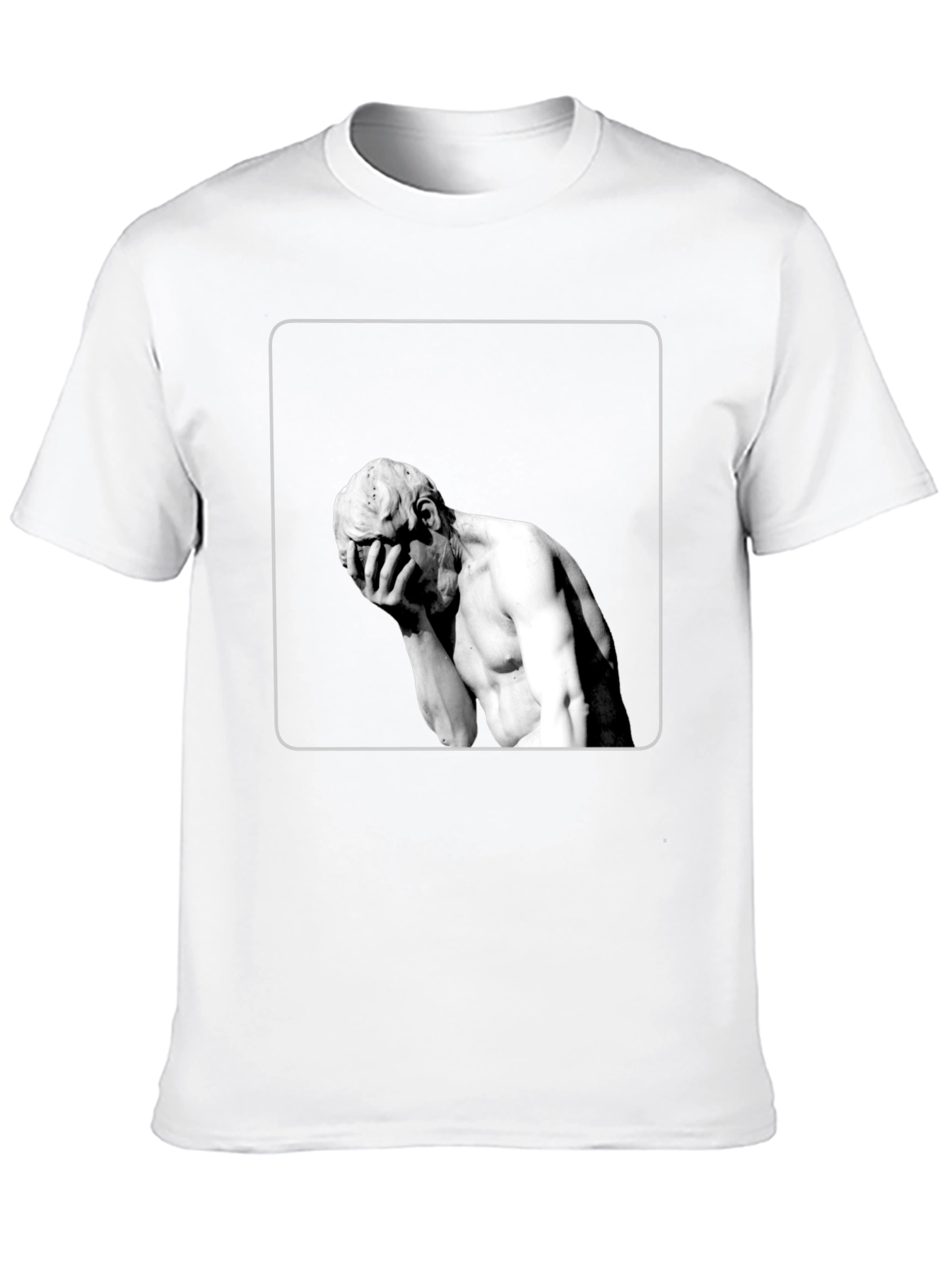 Statue Graphic Black T-Shirt