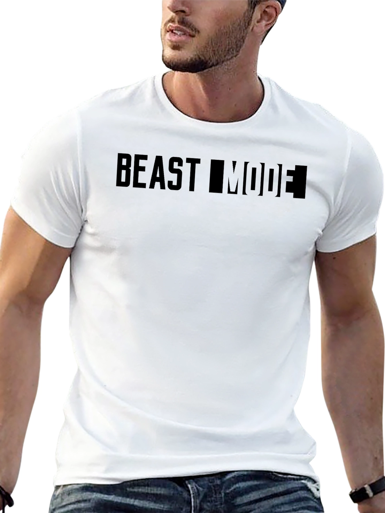 Beast Mode Black T-Shirt - Motivational Gym Apparel