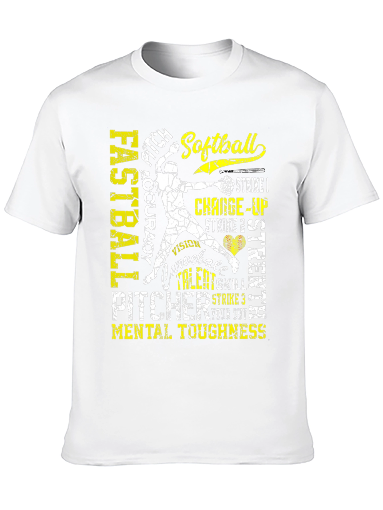 Softball Pitcher T-Shirt: Fastball Accuracy and Mental Toughness