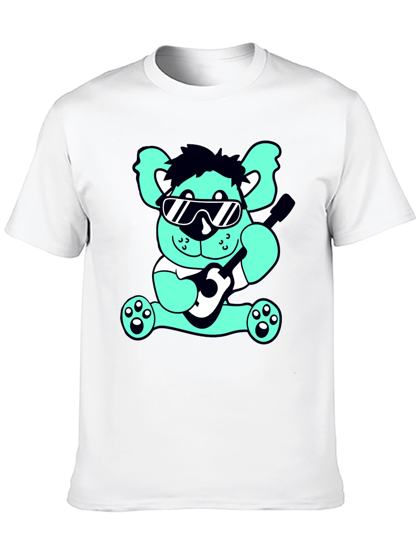 Cool Bear Guitar T-Shirt