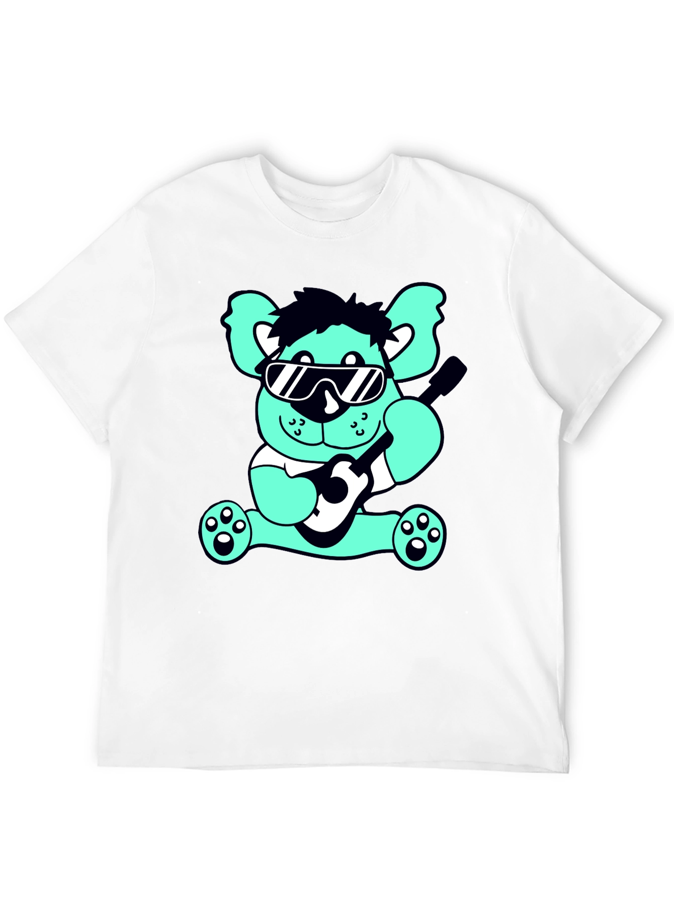 Cool Bear Guitar T-Shirt