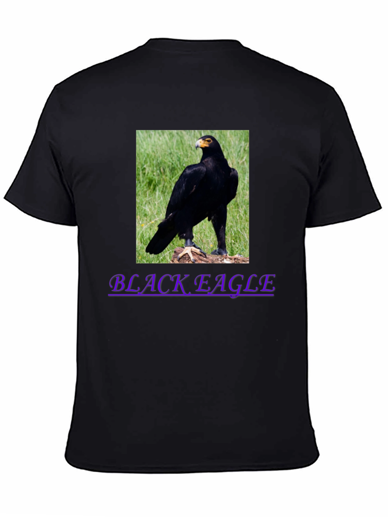 Black Eagle Graphic Tee - Mens Casual T-Shirt