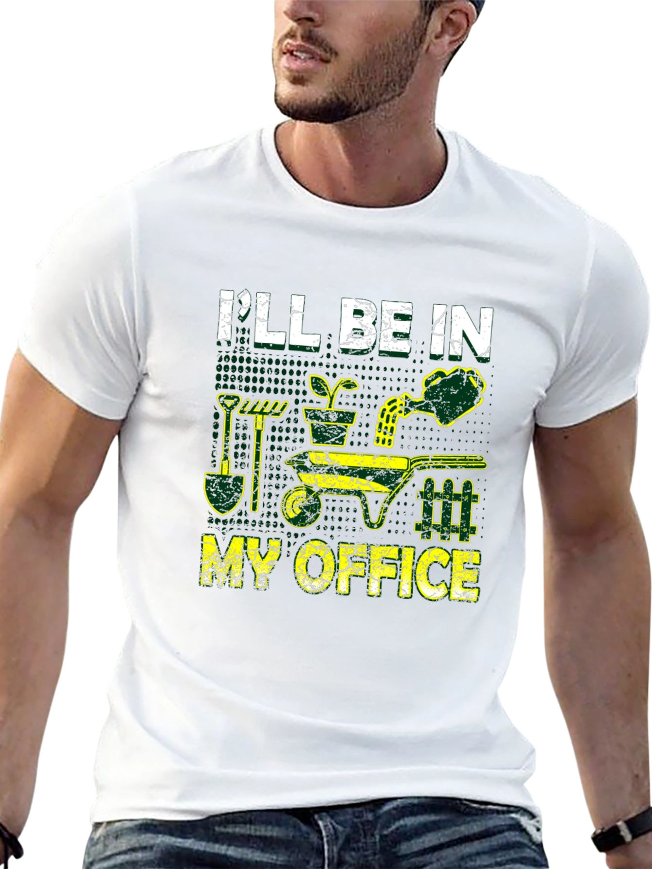 Gardening Office Graphic T-Shirt