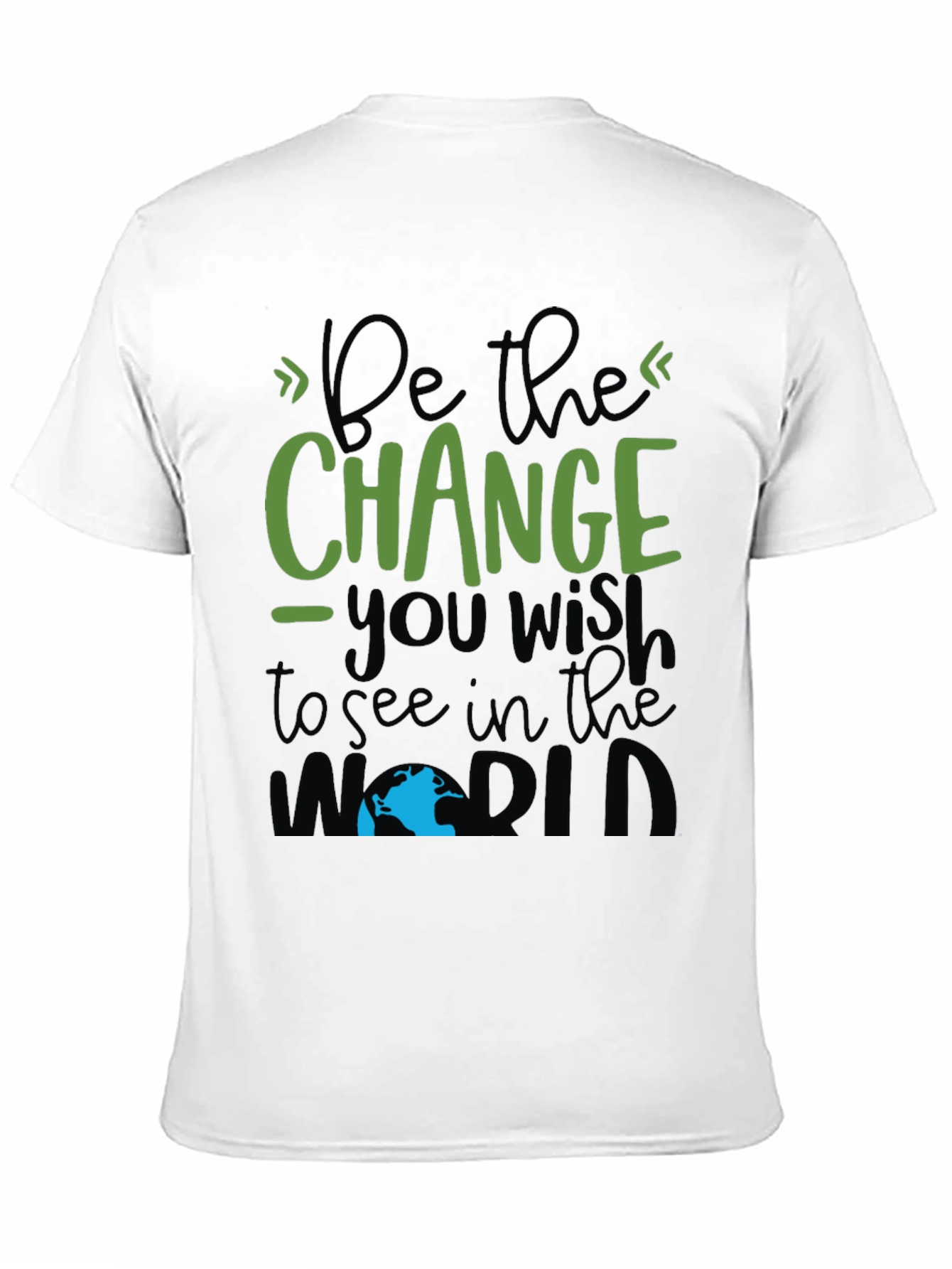 Be The Change T-Shirt - Black