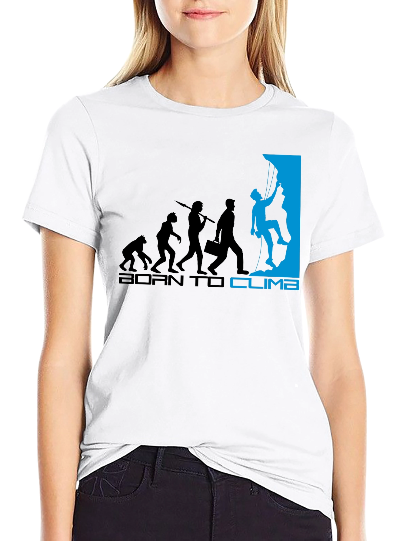 Born to Climb Evolution Graphic Tee