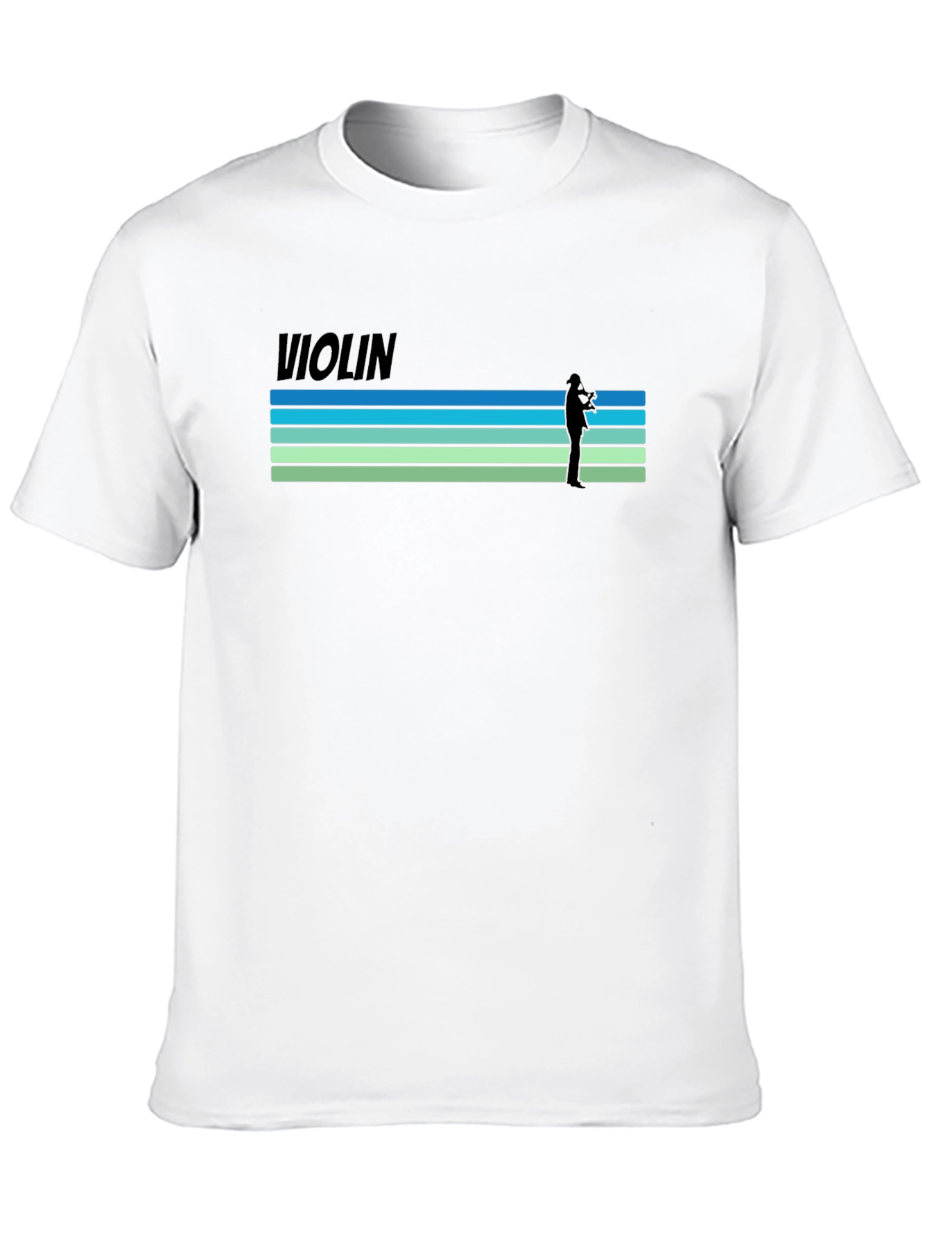 Violin Player Graphic T-Shirt - Retro Style Tee