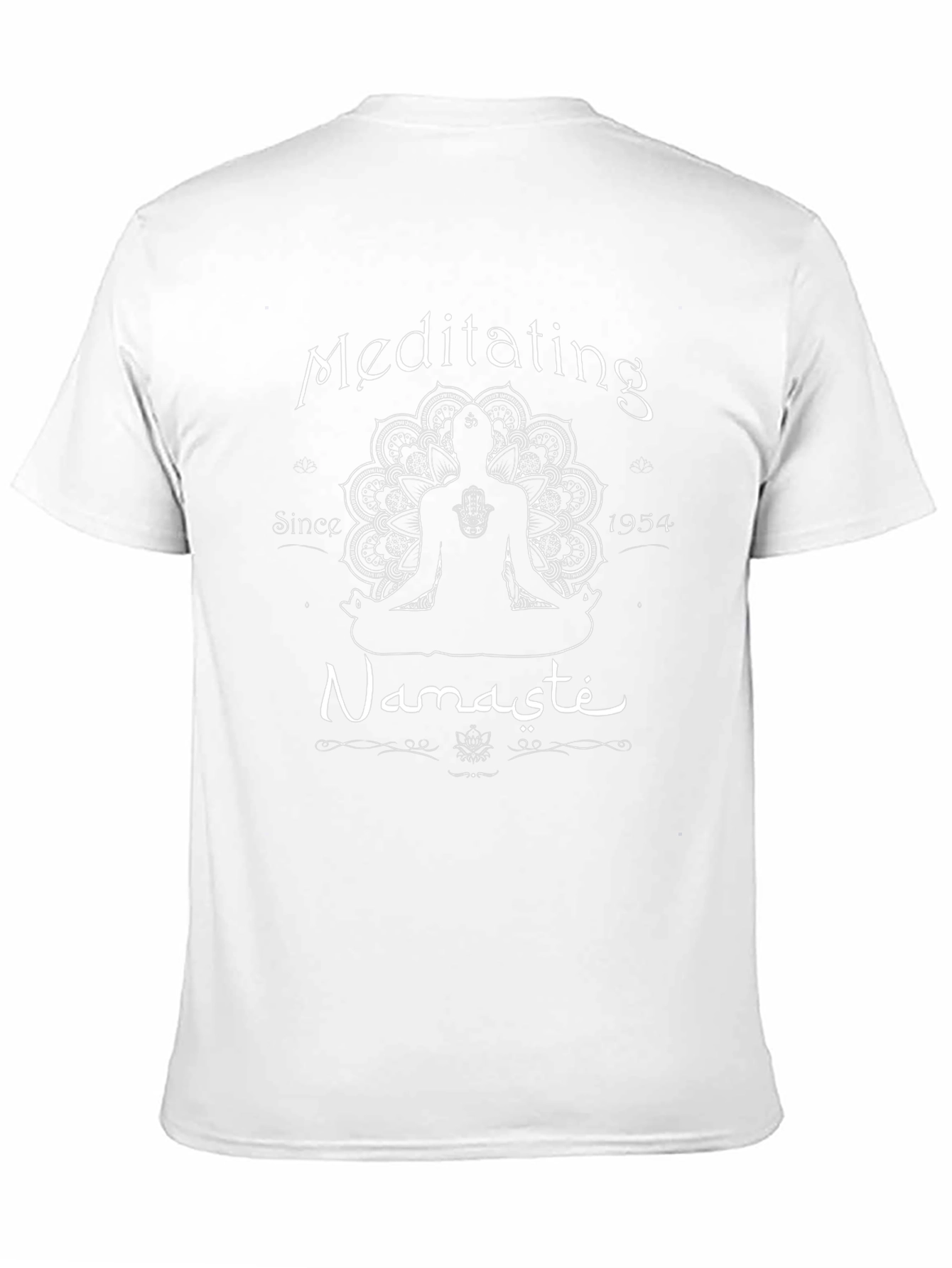Meditating Namaste T-Shirt - Yoga Design