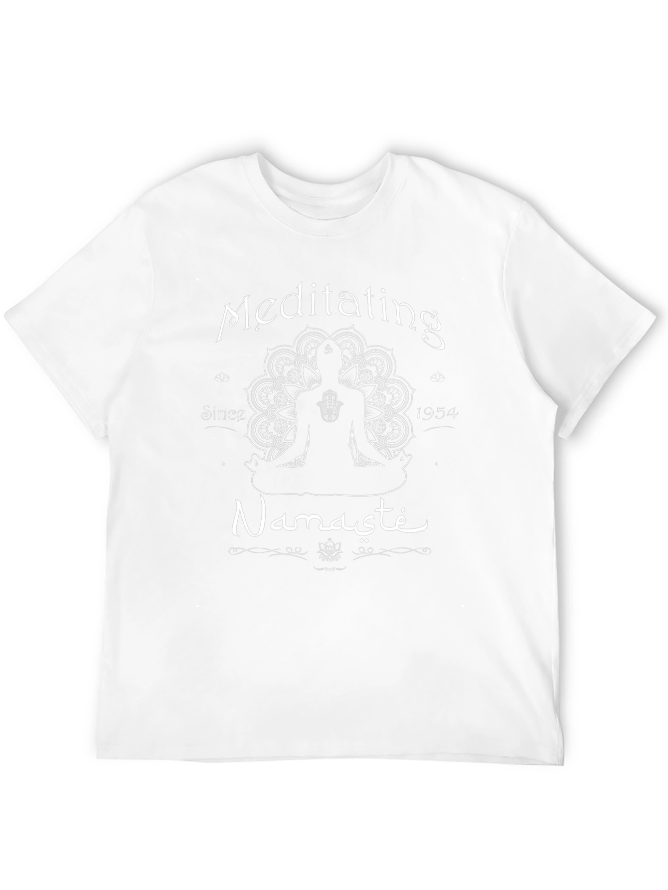 Meditating Namaste T-Shirt - Yoga Design