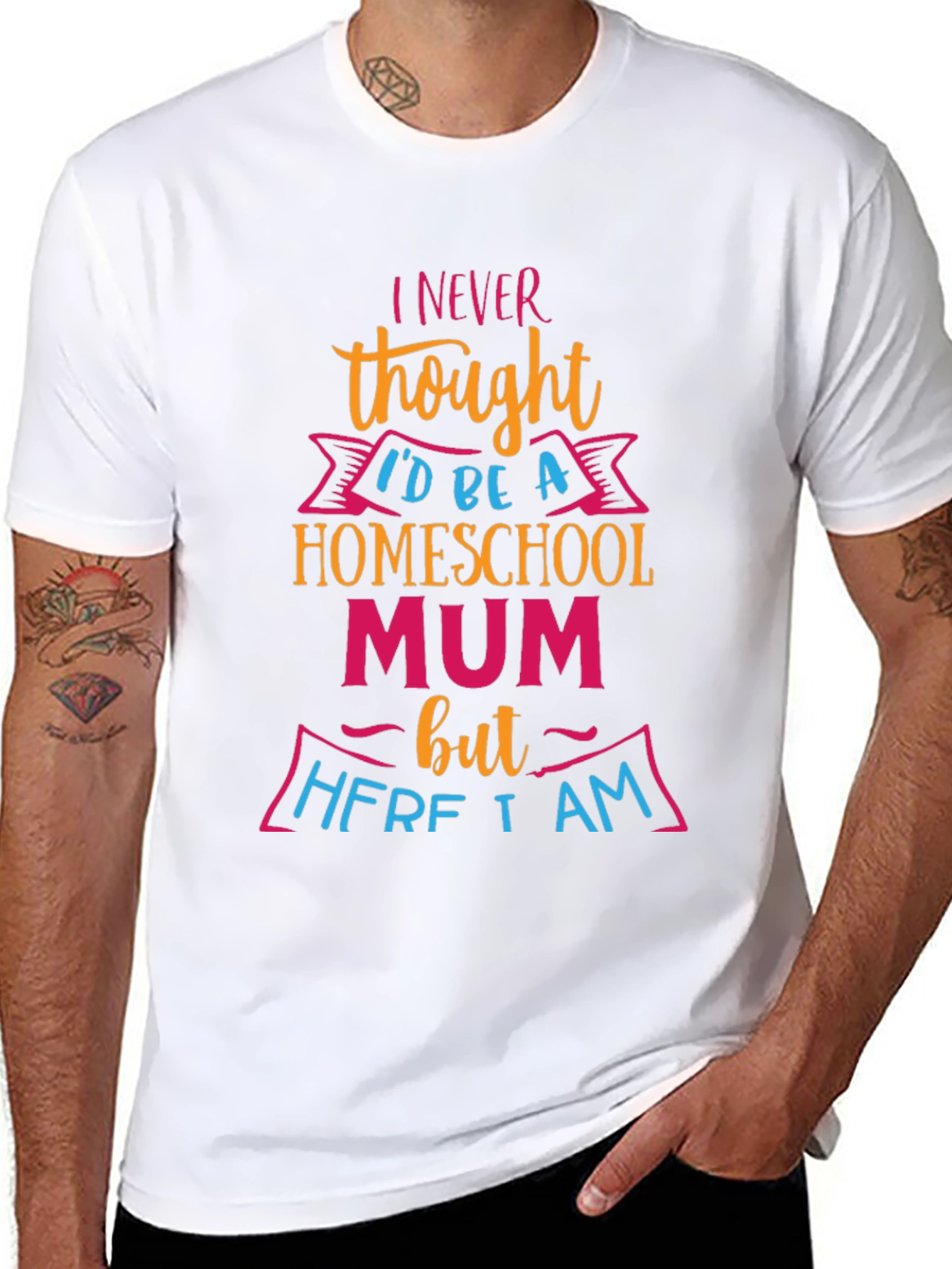 Homeschool Mum Graphic T-Shirt - Funny Mom Tee