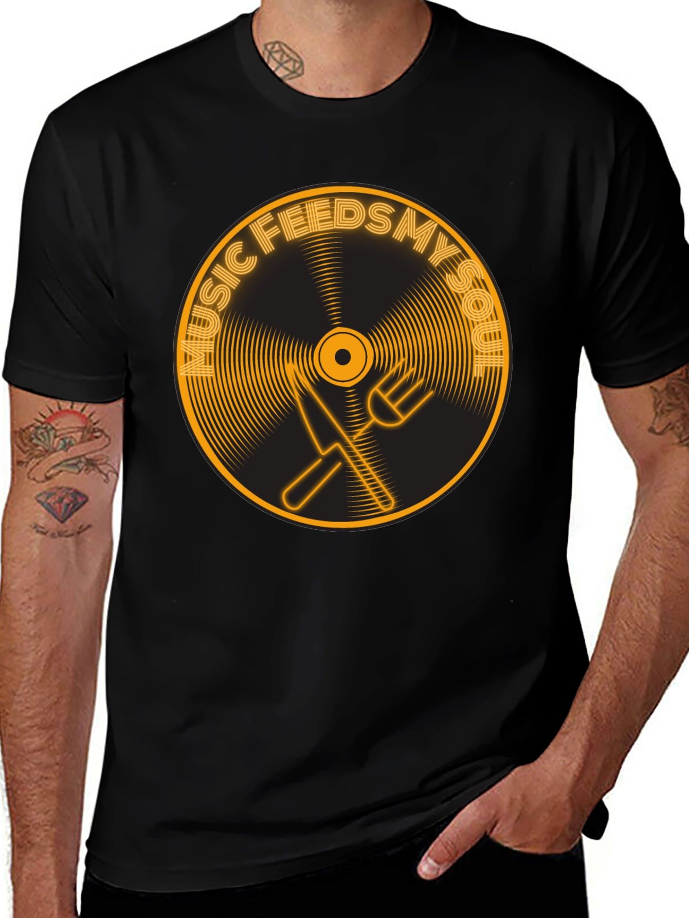 Music Feeds My Soul Graphic Tee
