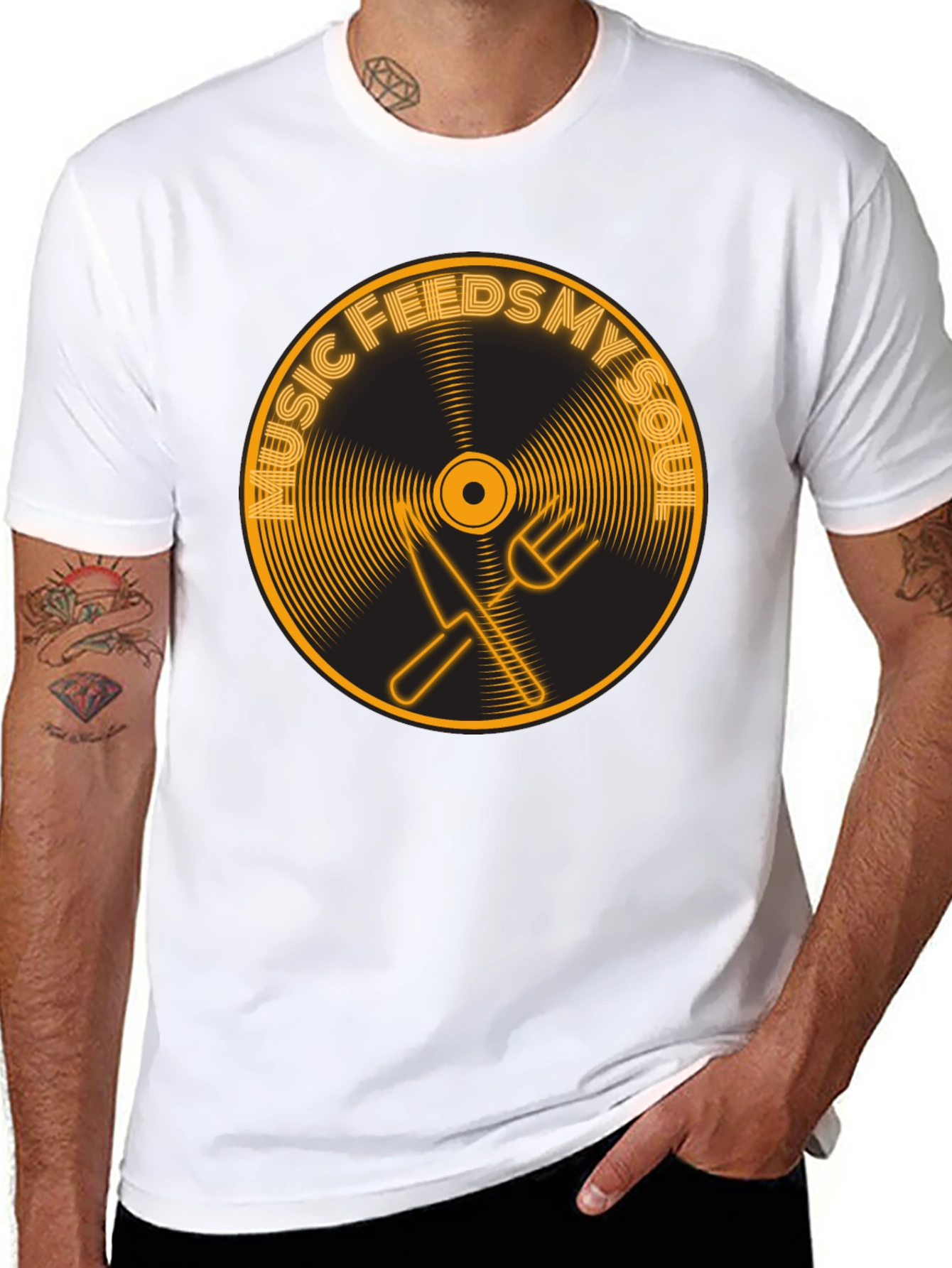 Music Feeds My Soul Graphic Tee