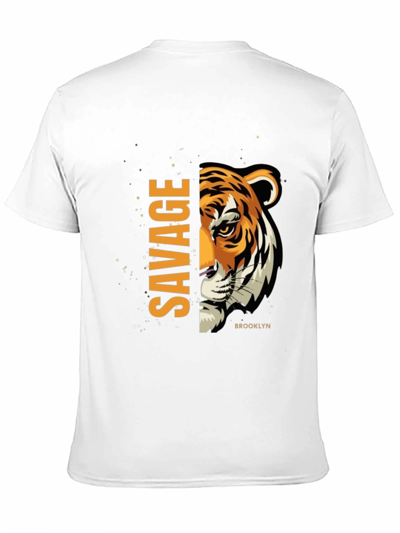 Savage Brooklyn Tiger Graphic Tee - Black