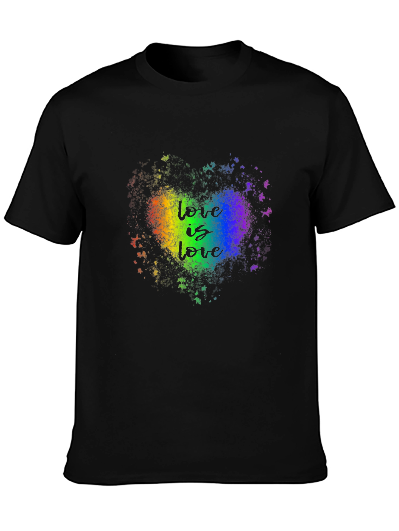 Love Is Love Rainbow Heart T-Shirt
