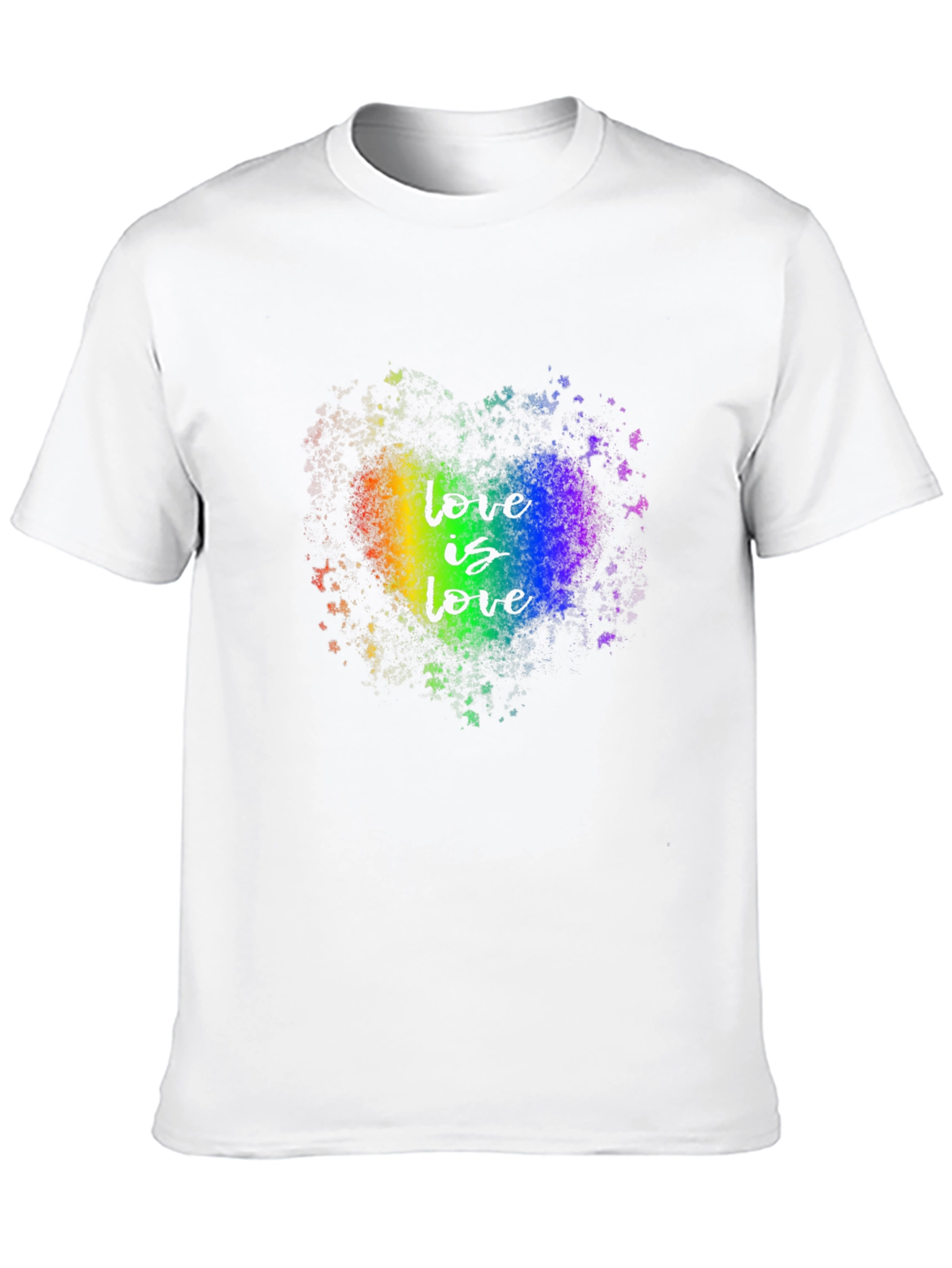 Love Is Love Rainbow Heart T-Shirt