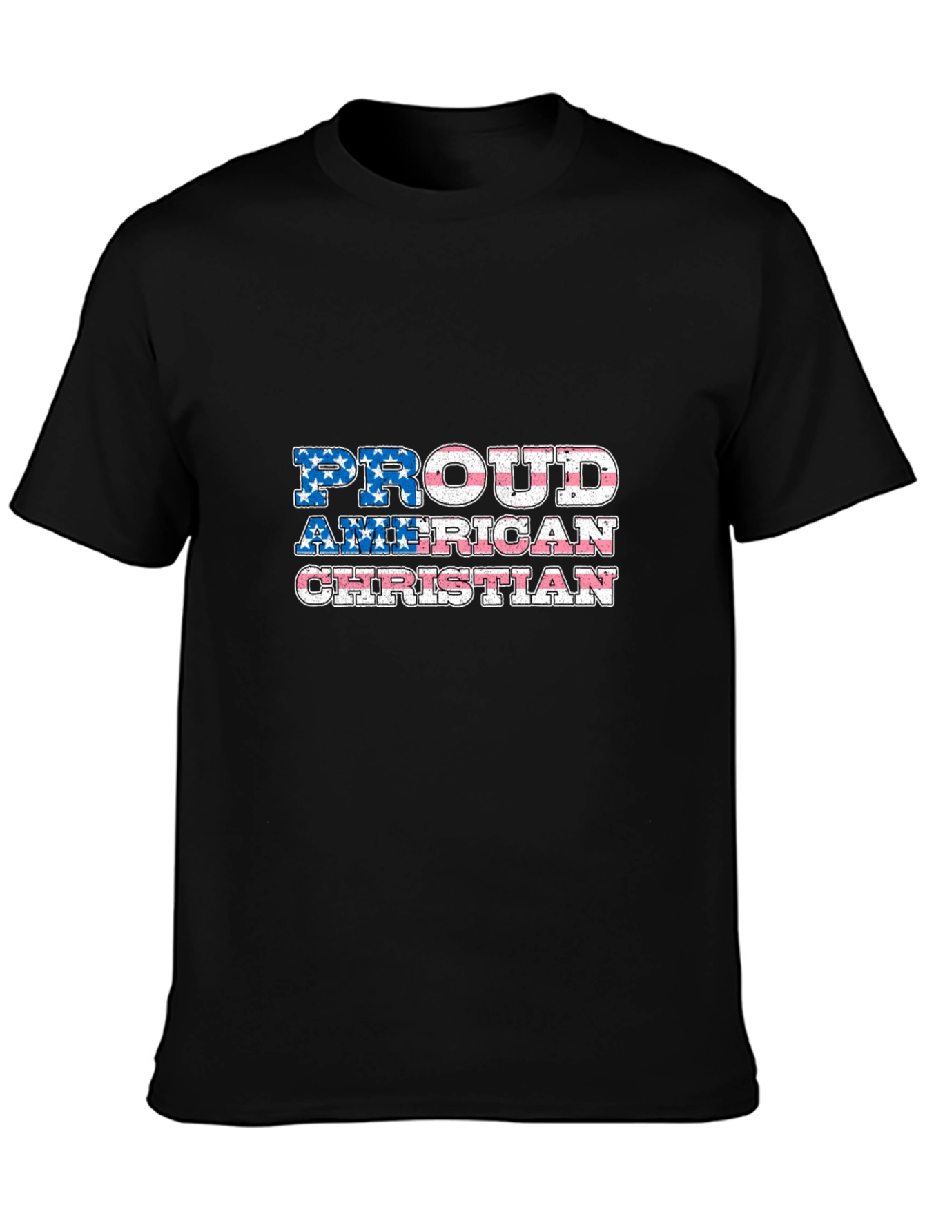Proud American Christian Graphic T-Shirt