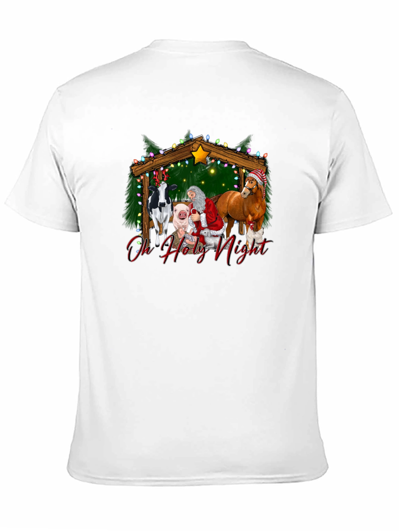 Oh Holy Night Christmas Graphic T-Shirt