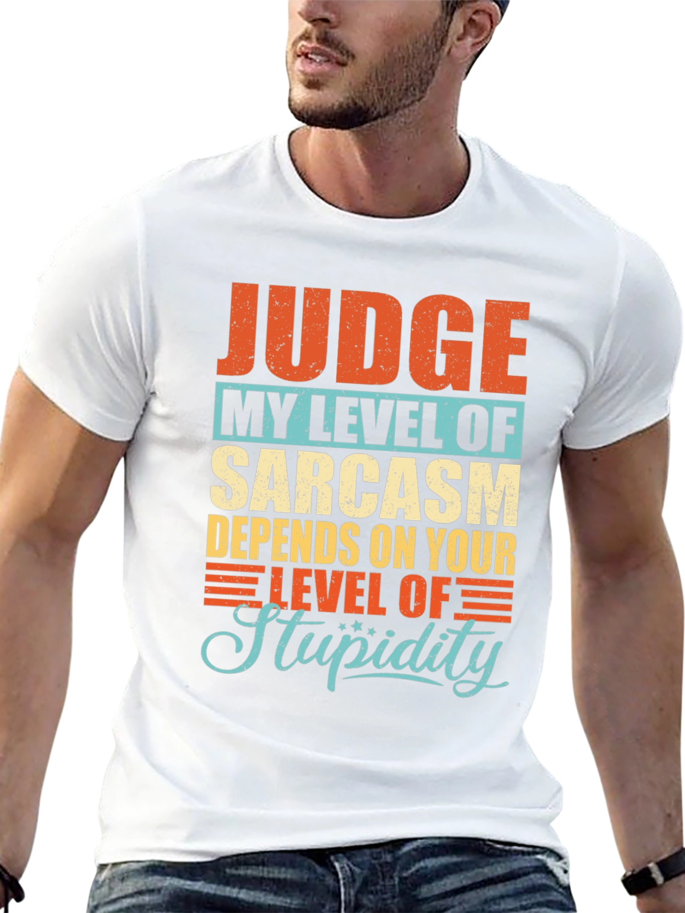 Sarcastic Humor Graphic Tee - Judge My Sarcasm