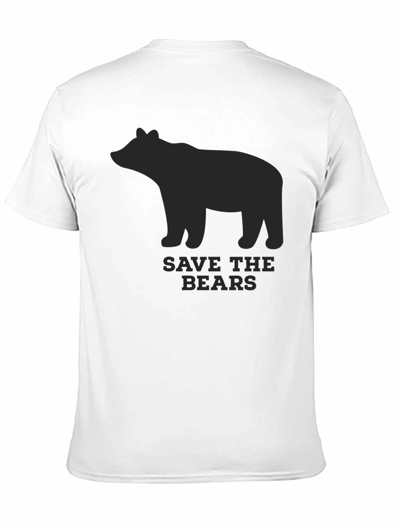 Save The Bears Graphic Tee - Black