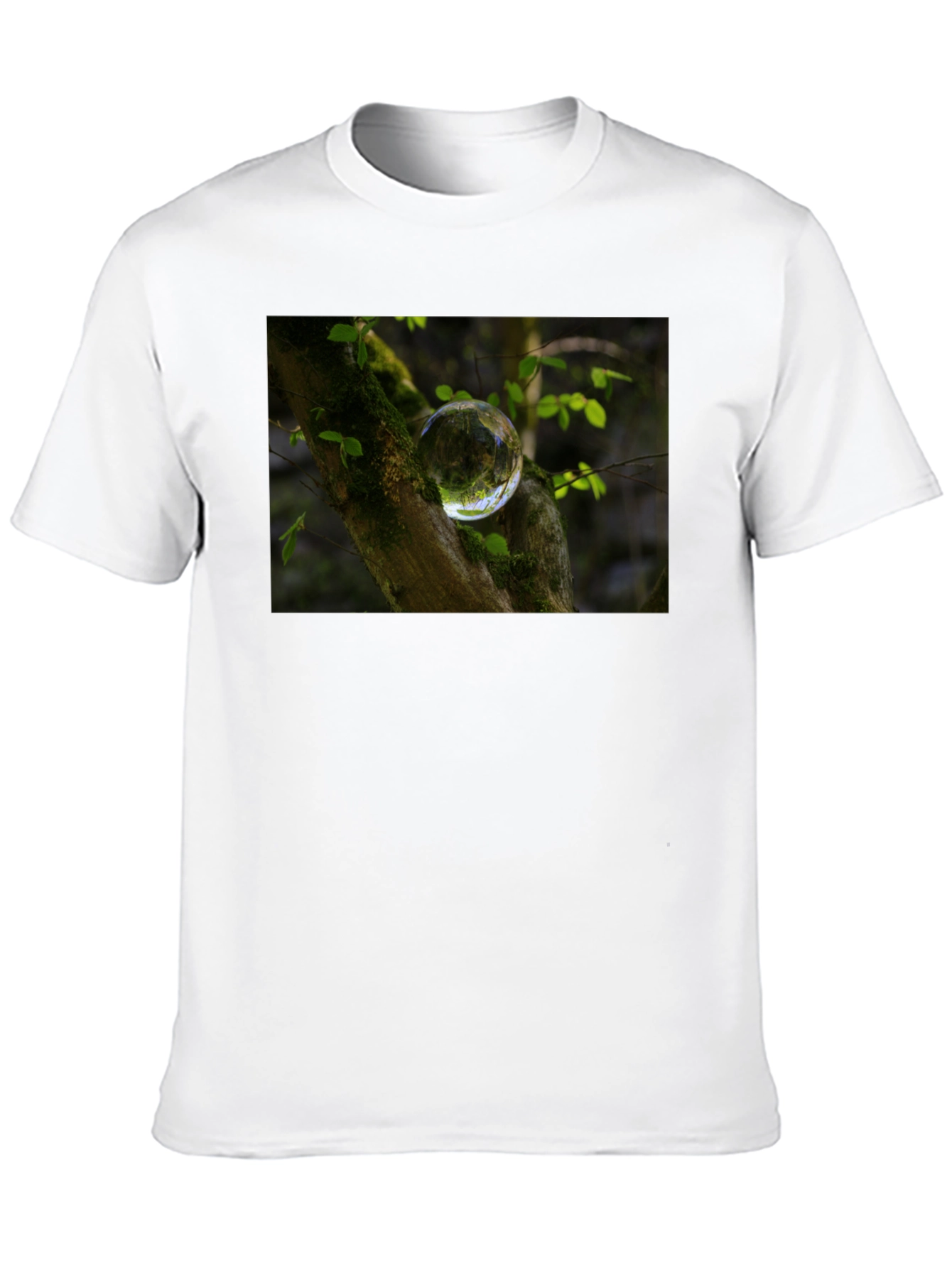 Nature Orb Graphic Black T-Shirt