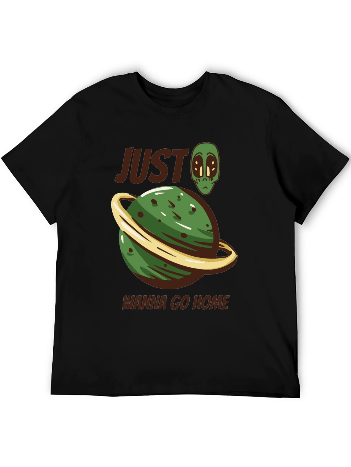 Alien Planet Graphic Tee - Wanna Go Home