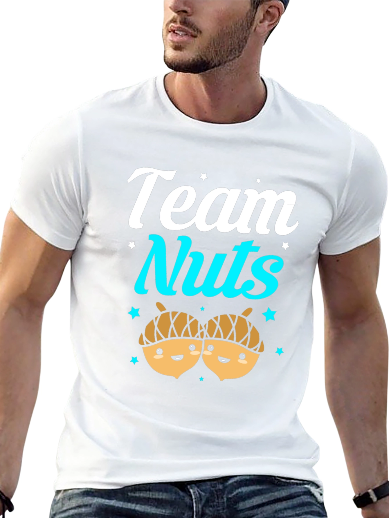 Team Nuts Funny Graphic Tee
