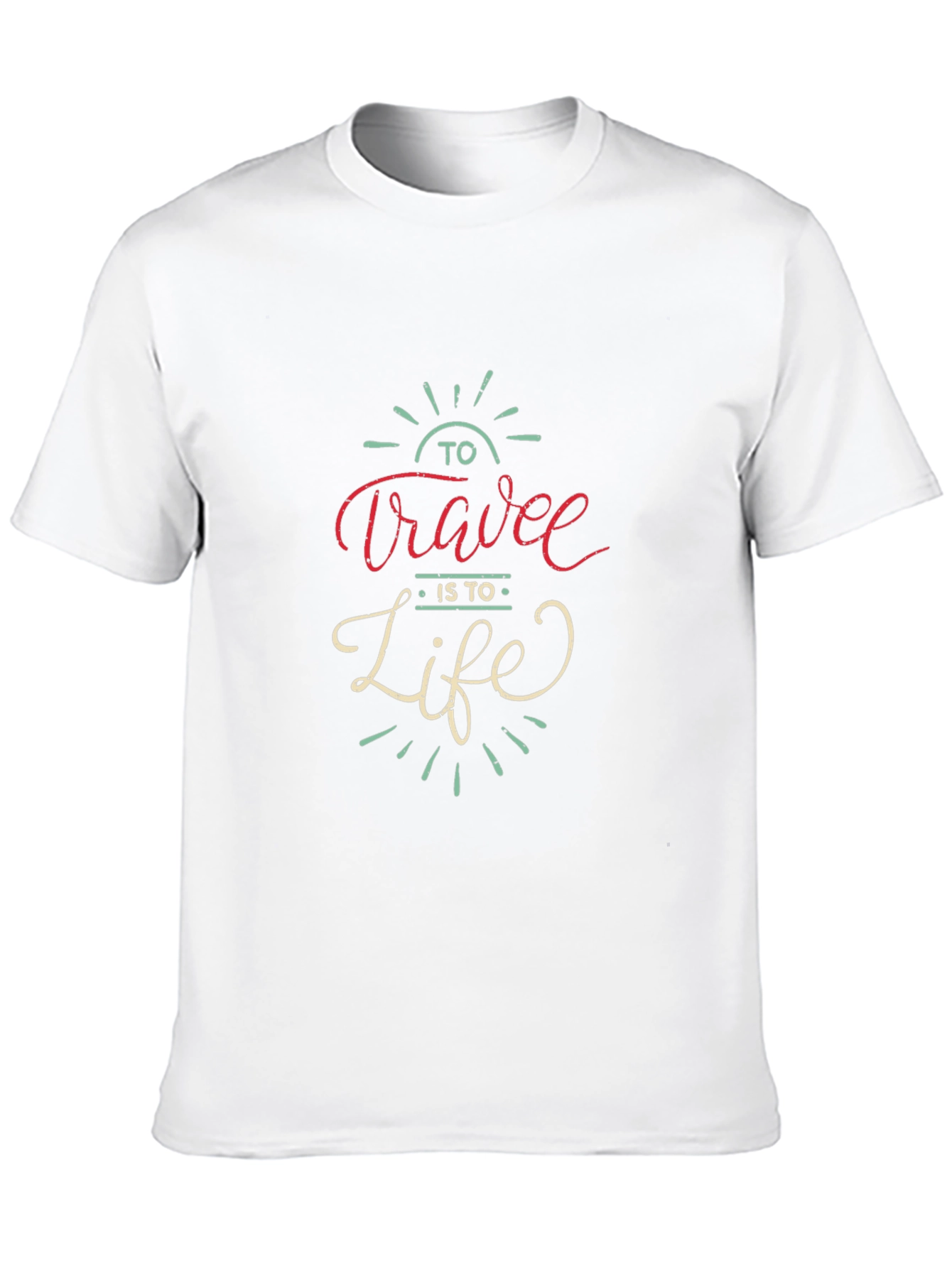 Travel is Life Graphic T-Shirt