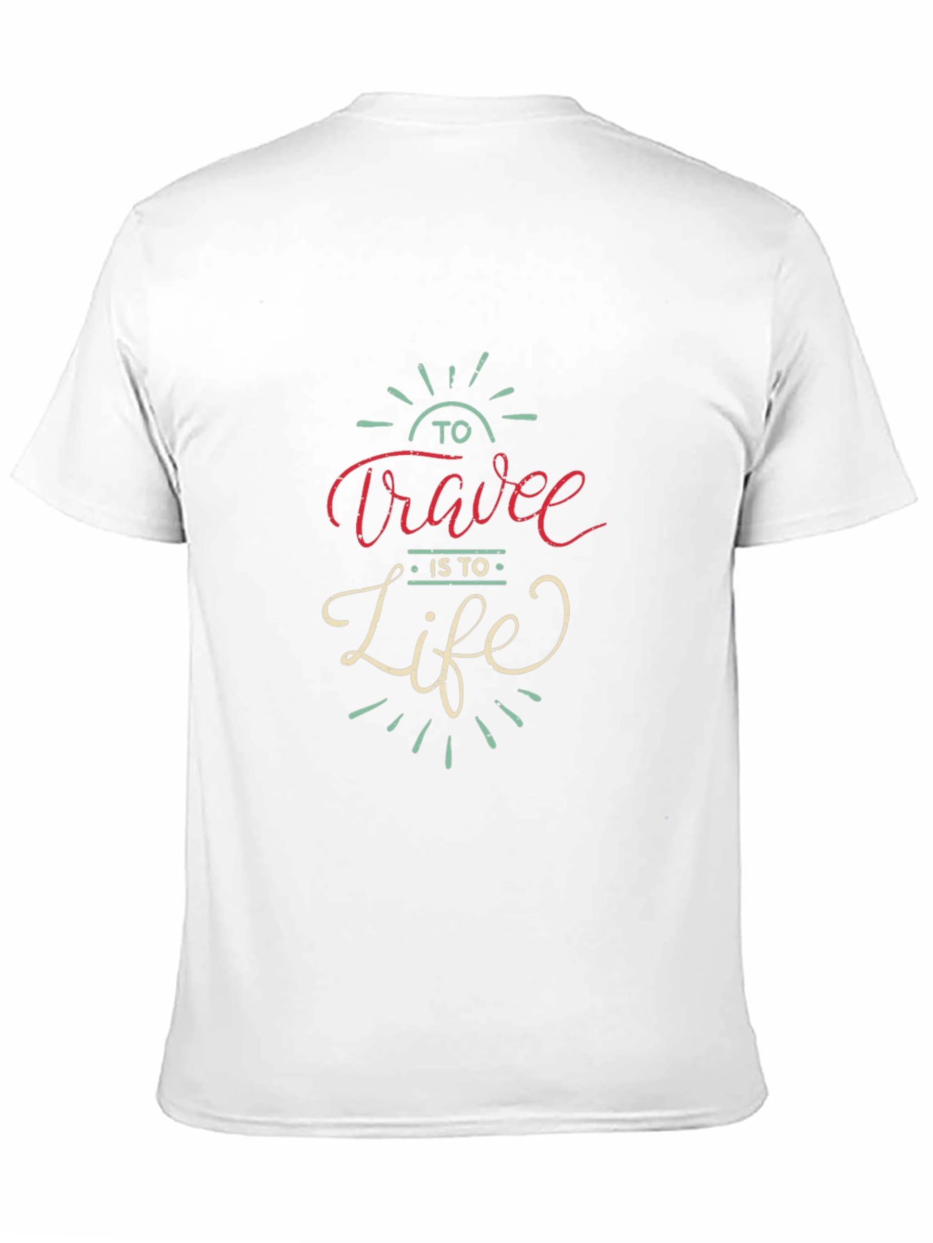 Travel is Life Graphic T-Shirt