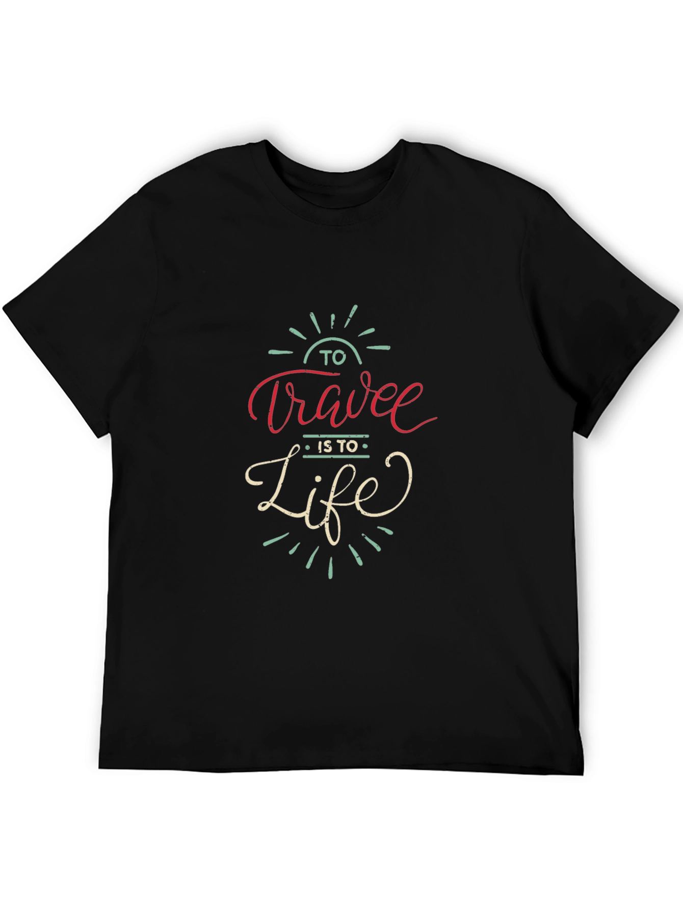 Travel is Life Graphic T-Shirt