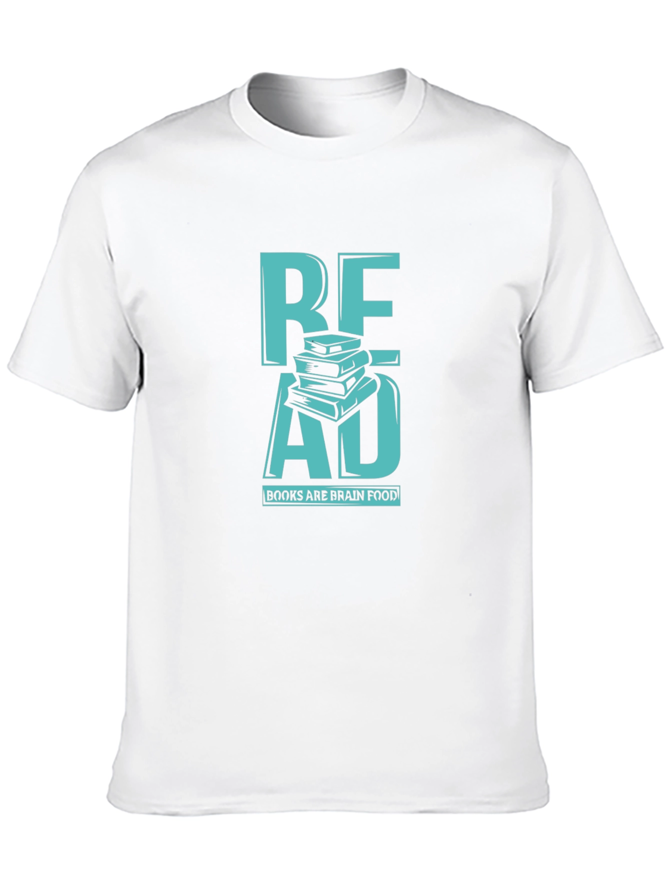 Read Books Brain Food T-Shirt Black